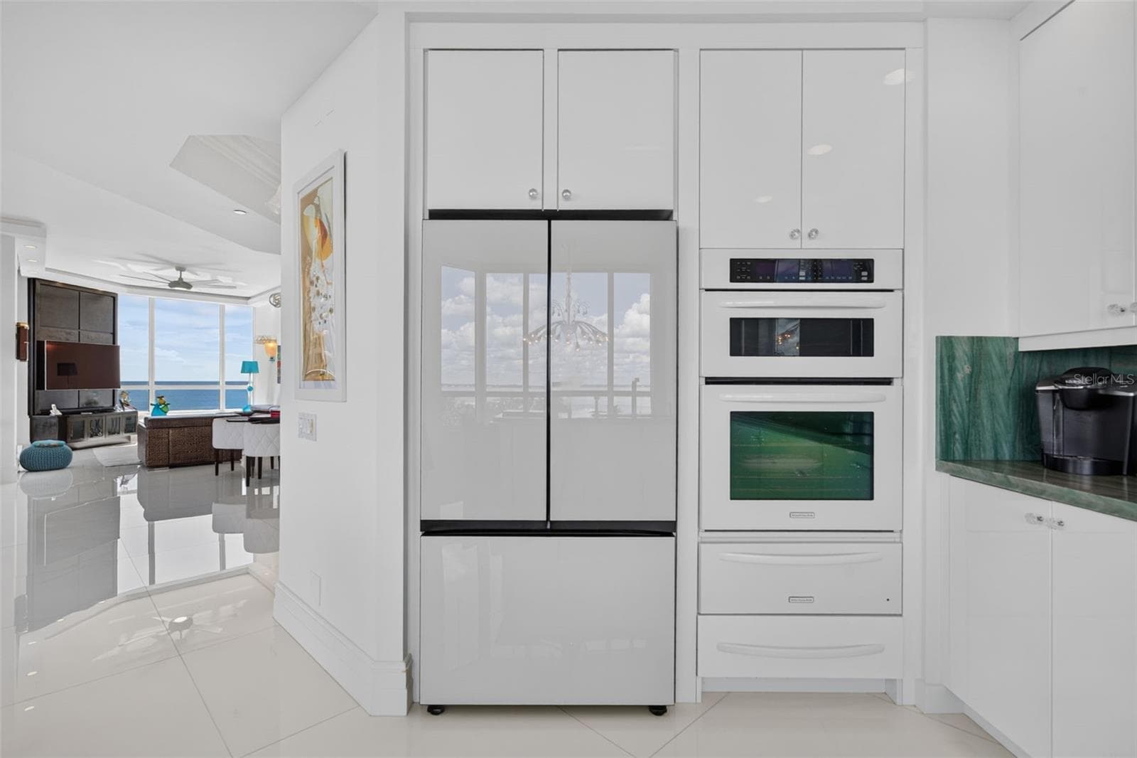 Kitchen with slight den view - 1281 GULF OF MEXICO DRIVE DR #707, LONGBOAT KEY