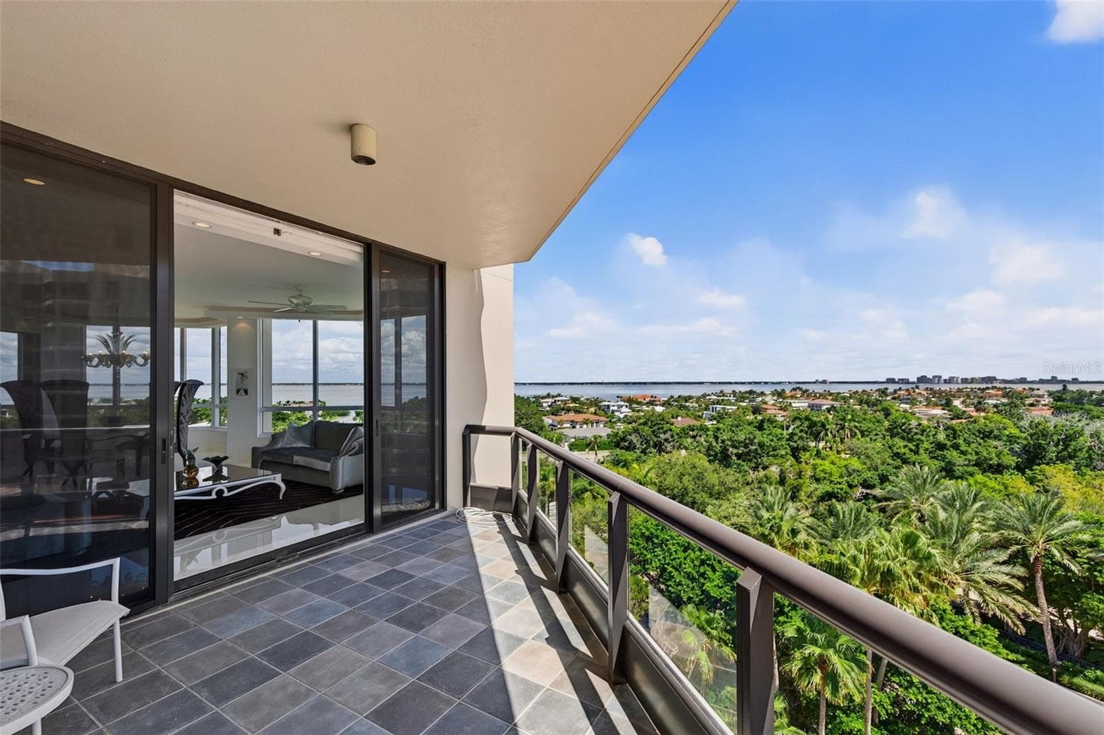 Southeast balcony view. - 1281 GULF OF MEXICO DRIVE DR #707, LONGBOAT KEY