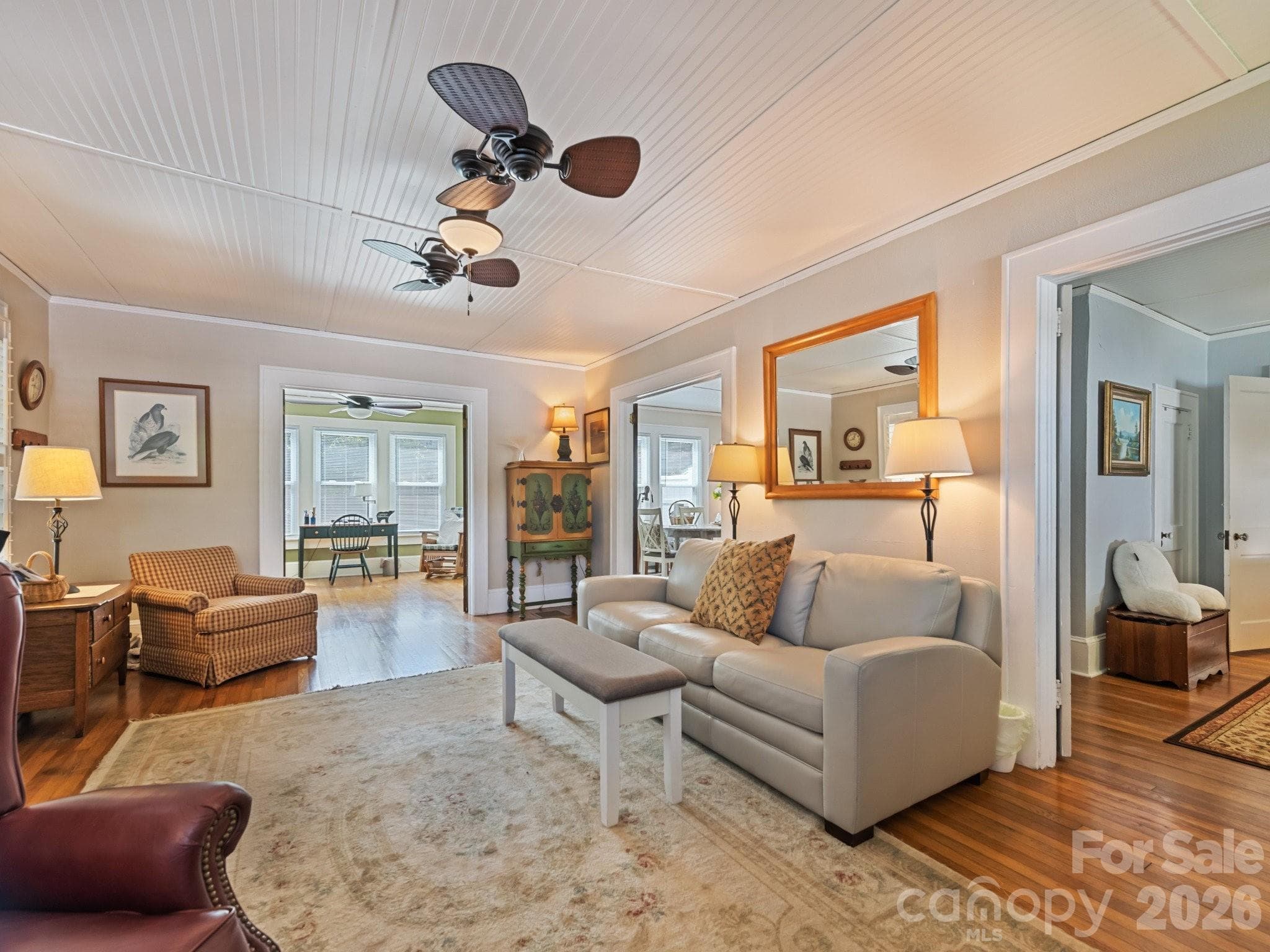 Contemporary living room - 50 Epsom Street, Waynesville