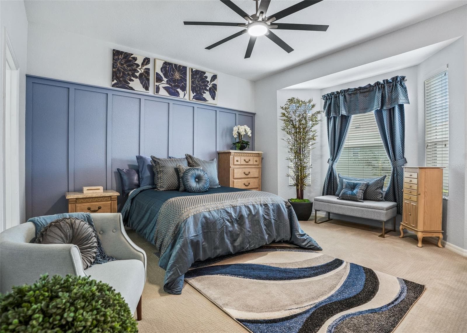 Primary suite w/Designer ceiling fan - 12056 SE 178TH ST, SUMMERFIELD