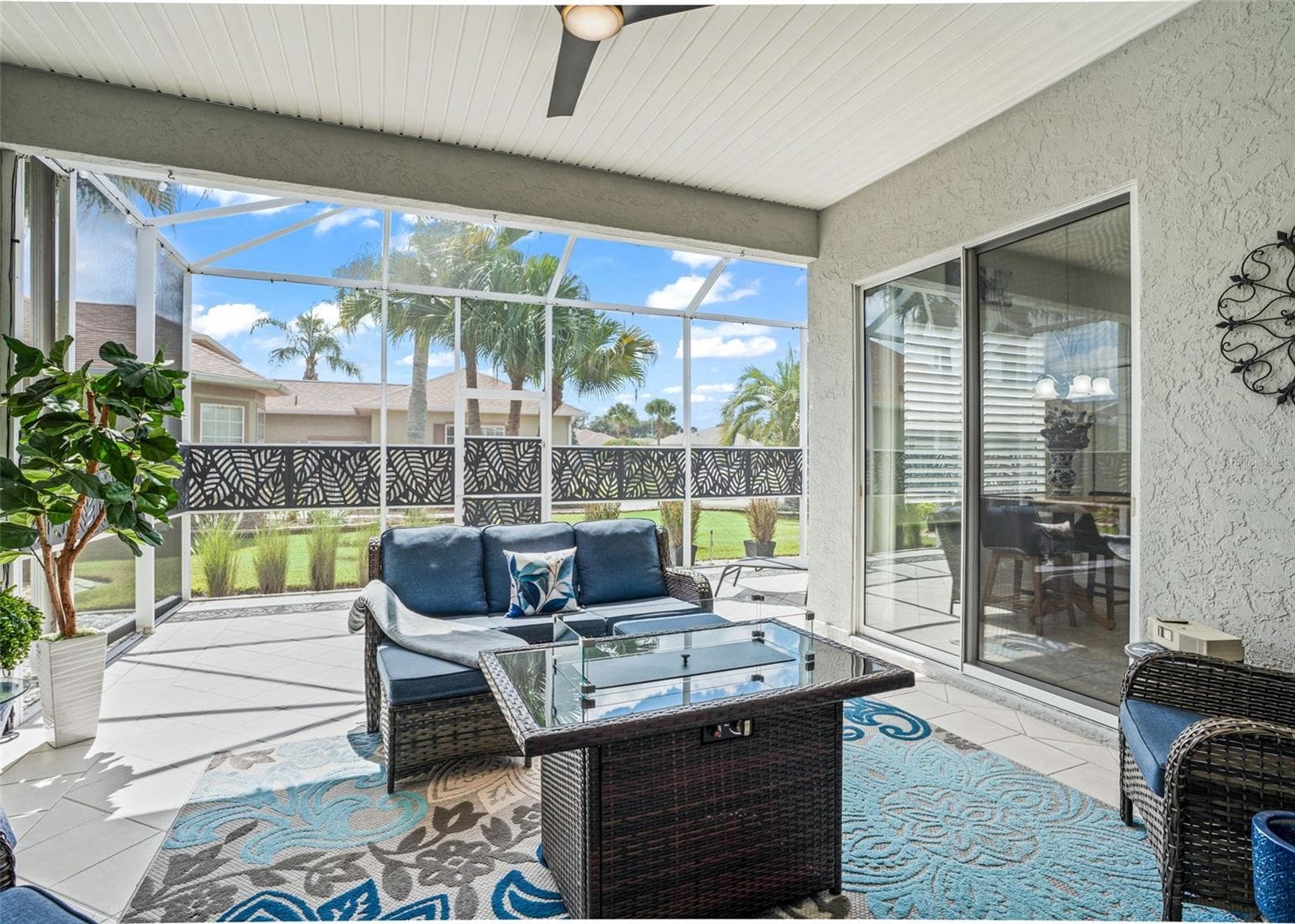 22 x 15 Covered Lanai w/Birdcage Enclosure - 12056 SE 178TH ST, SUMMERFIELD