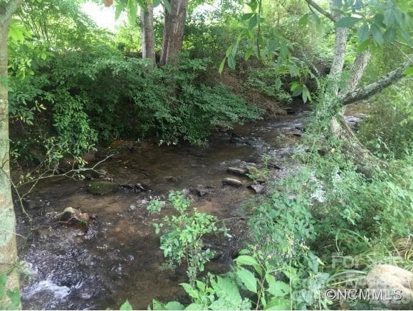 Creek adjoins property - Waynesville