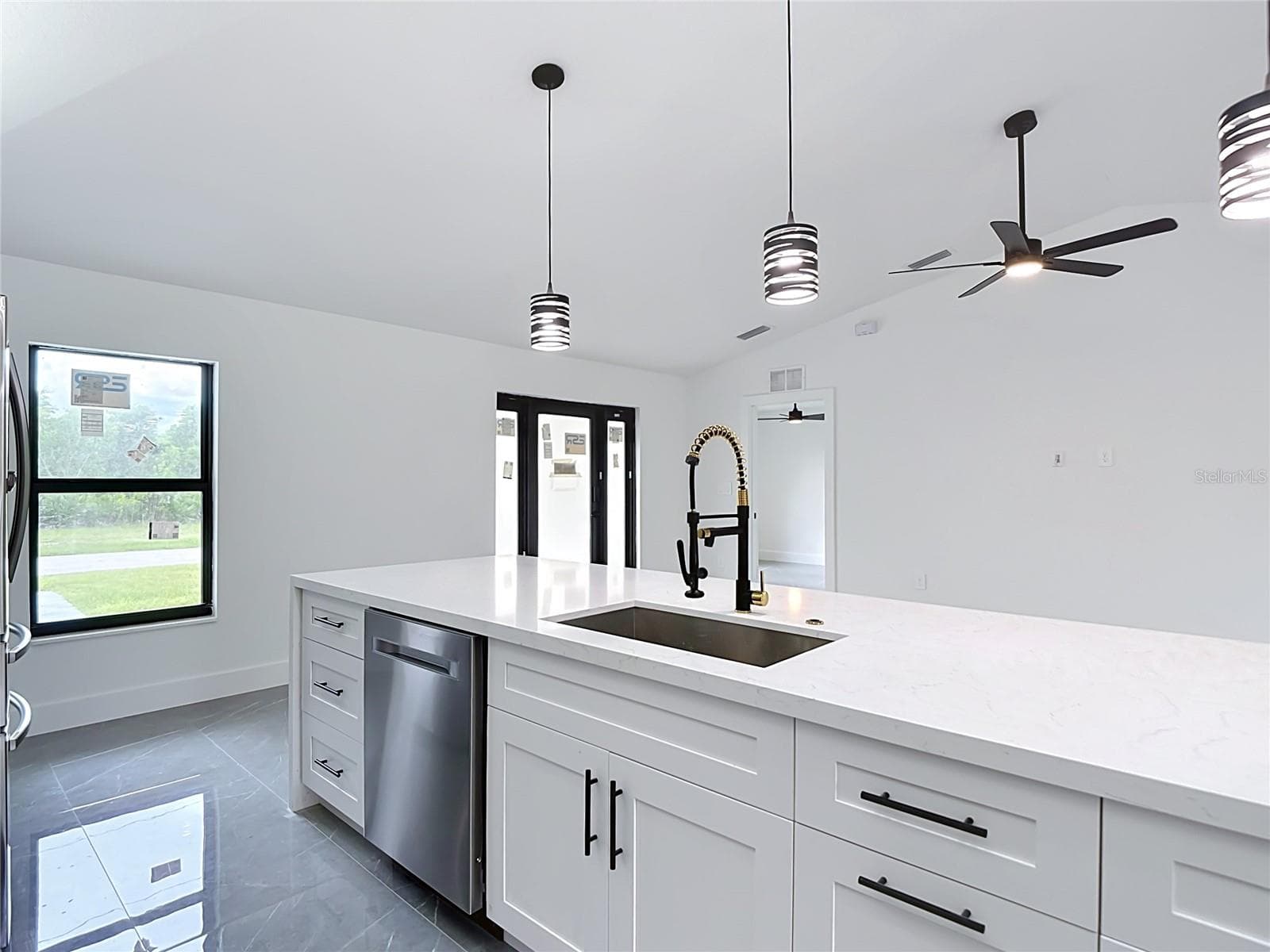 Plenty of cabinets even on this huge island - 3613 NW 47TH LN, CAPE CORAL