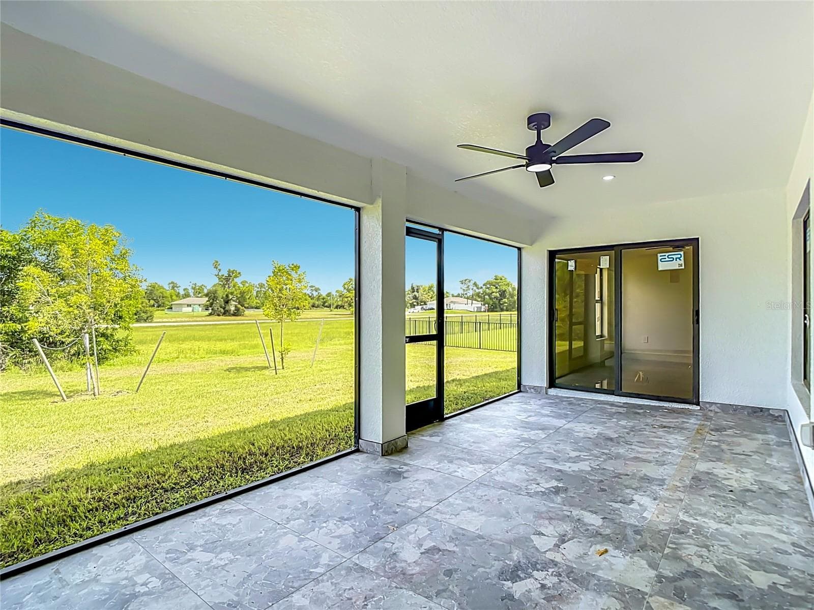 More views of backyard - 3613 NW 47TH LN, CAPE CORAL