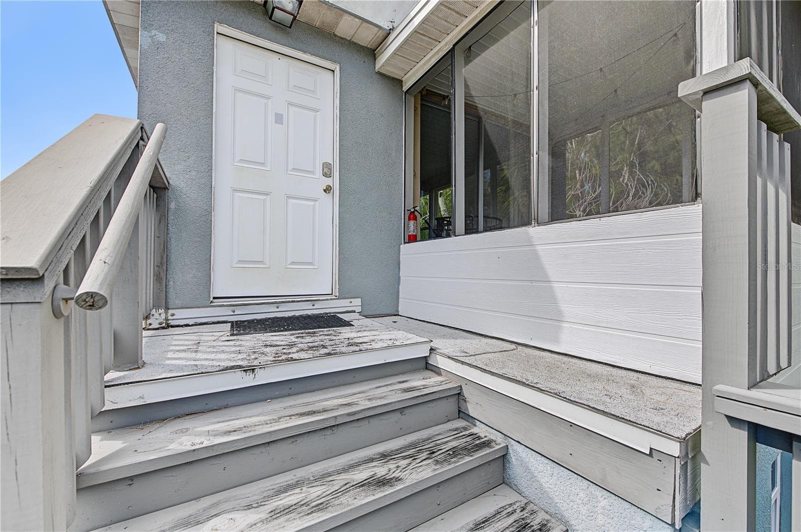 Private Entrance of Second Floor Unit - Unit 2 - 5117 Mallett Drive - 5117 MALLETT DR, PORT RICHEY