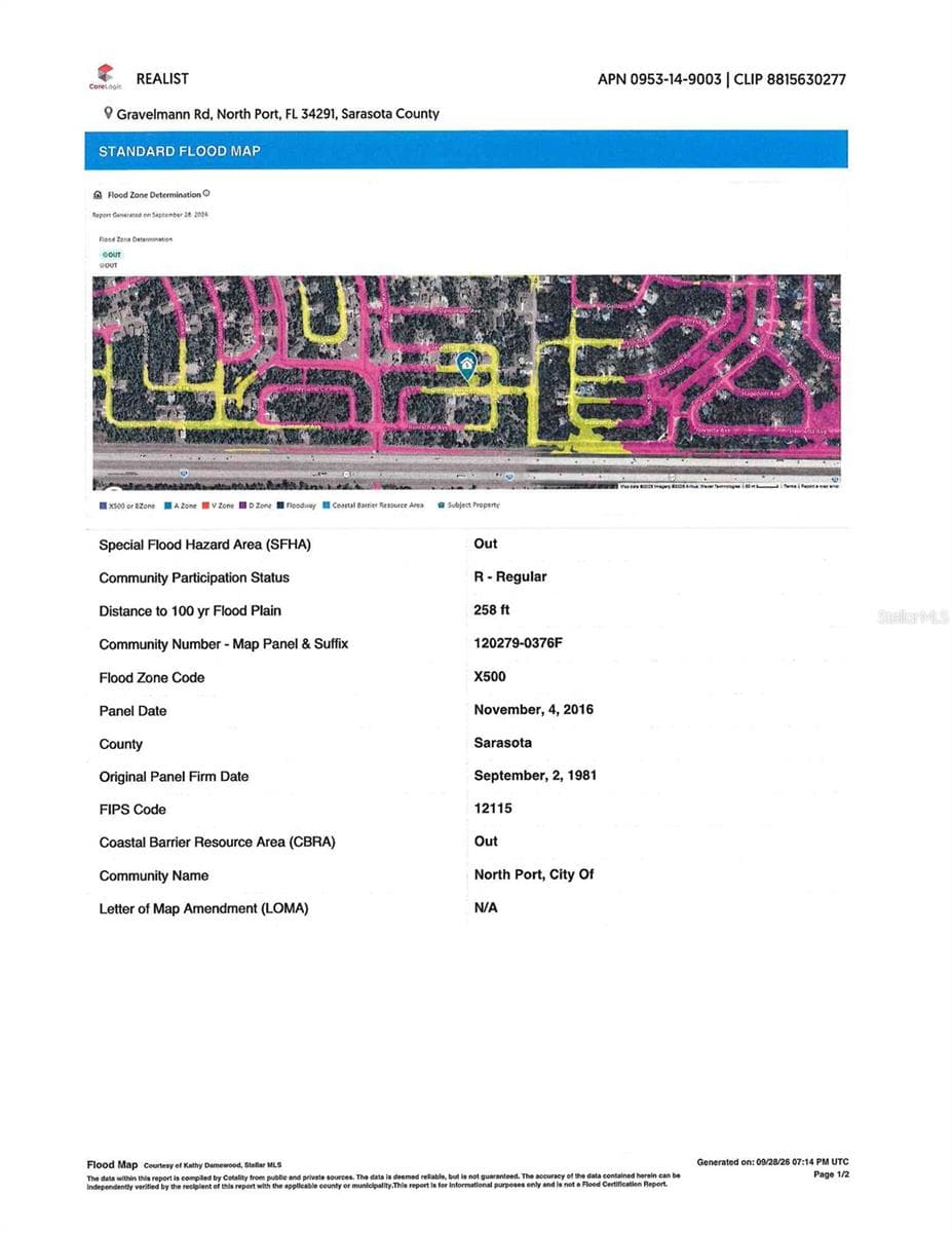 Flood Map - Lot 3 GRAVELMANN RD, NORTH PORT