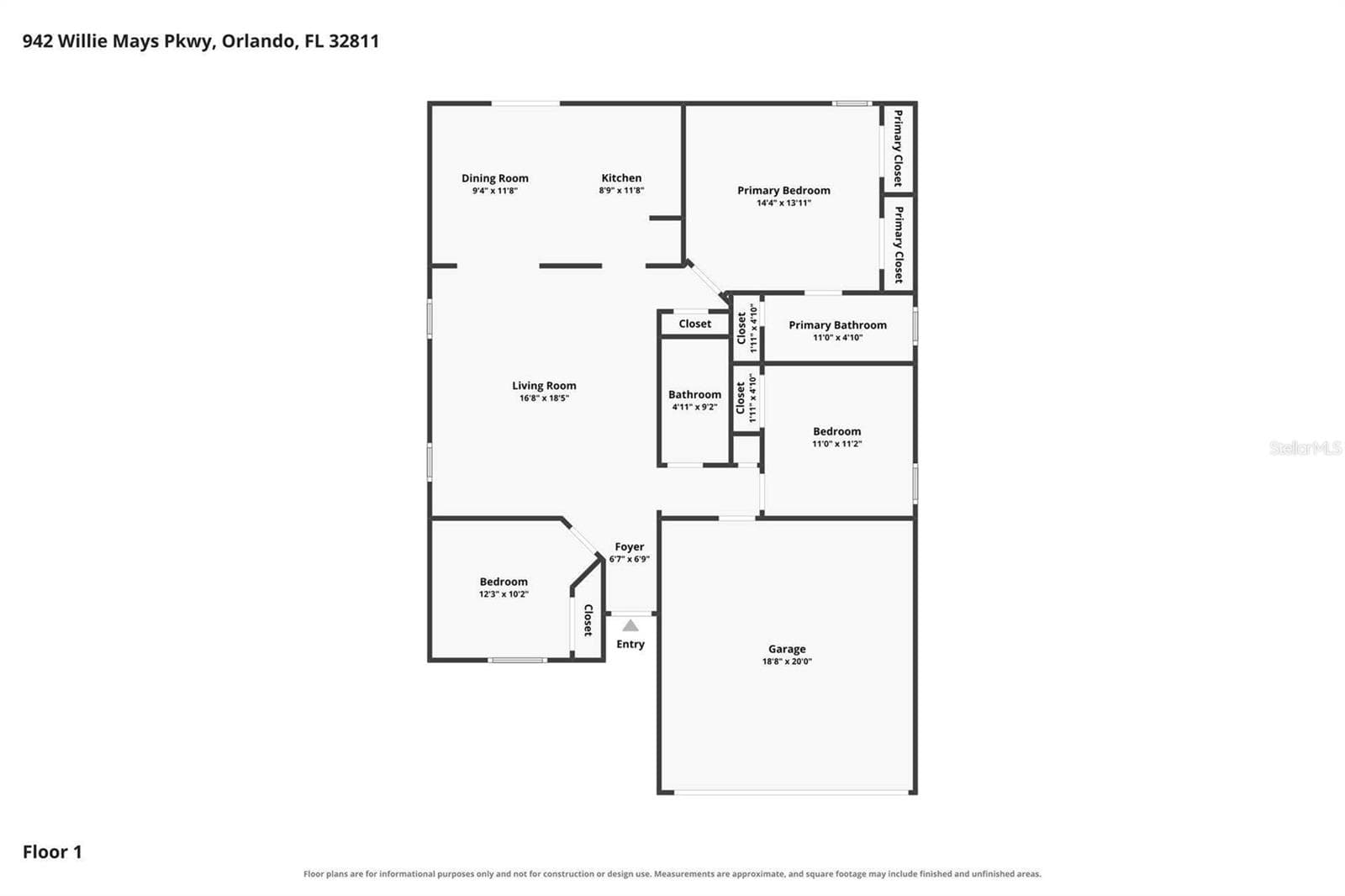Single Family Residence at 942 WILLIE MAYS PKWY, ORLANDO, photo 16 of 16