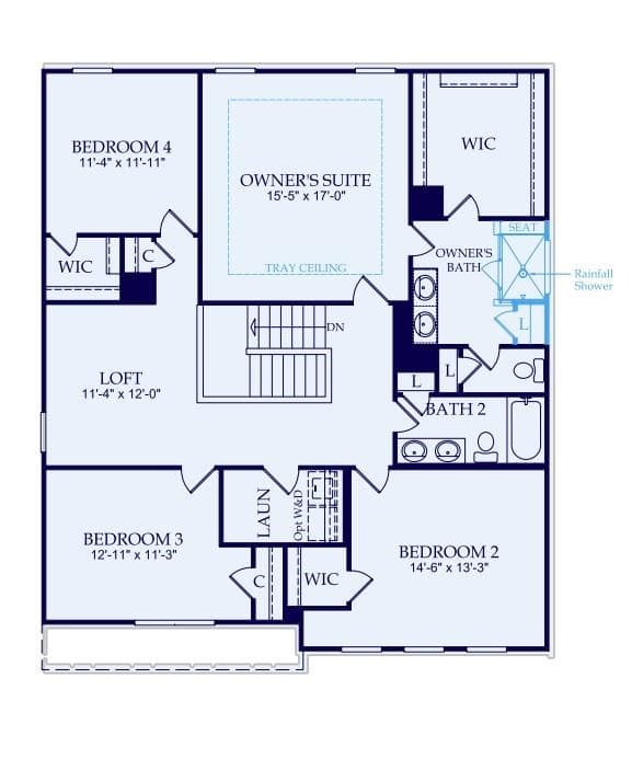 Floor plan for reference only. Actual home may be different. - Lancaster