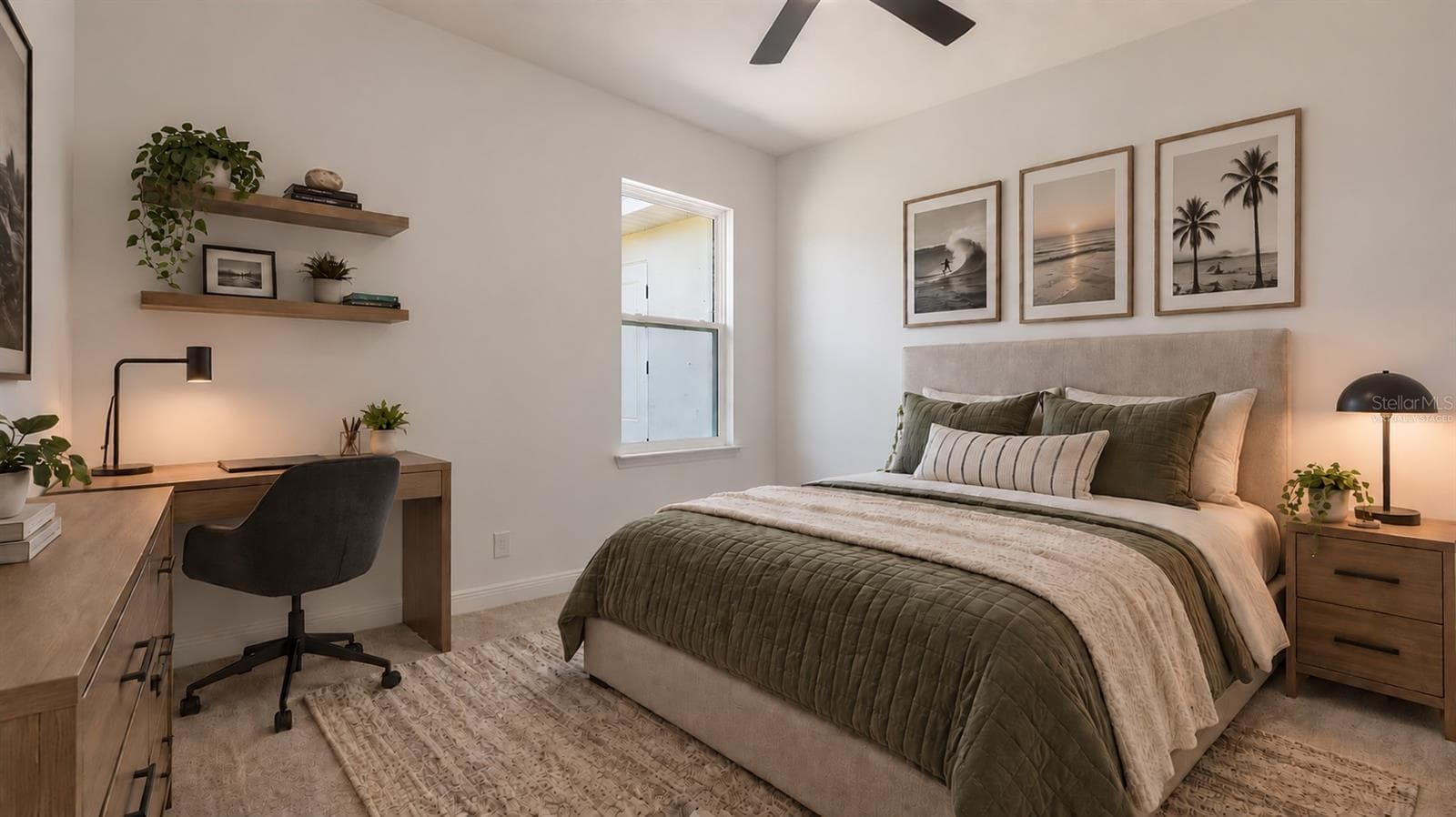 Bedroom 2 virtually staged - 10720 PHILIPS LANDING CT, WEBSTER