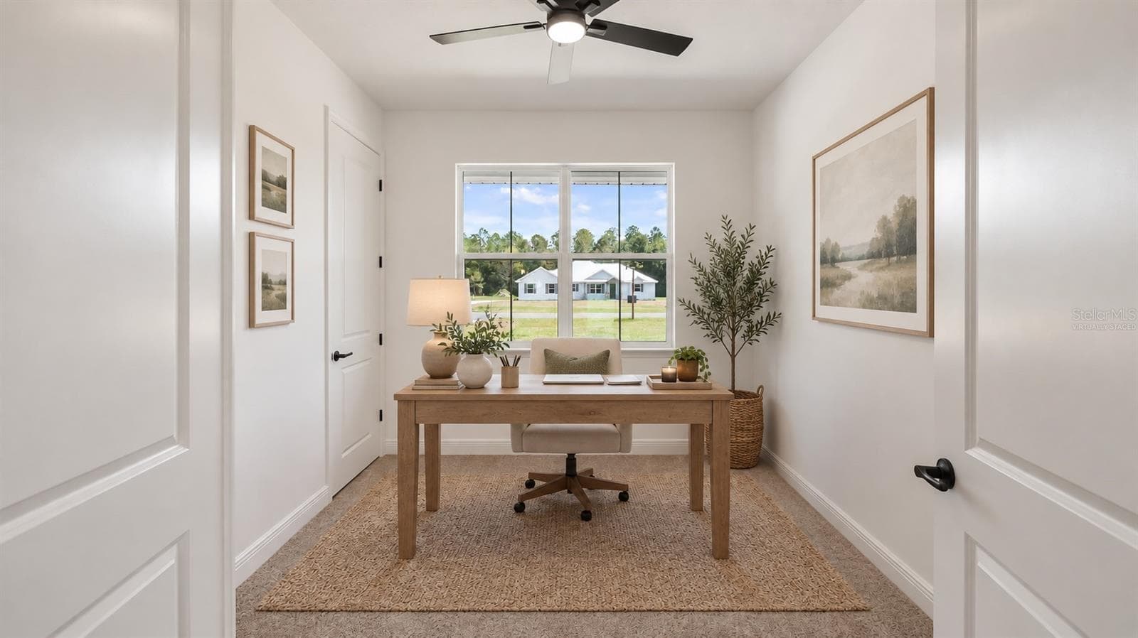 Office virtually staged - 10720 PHILIPS LANDING CT, WEBSTER