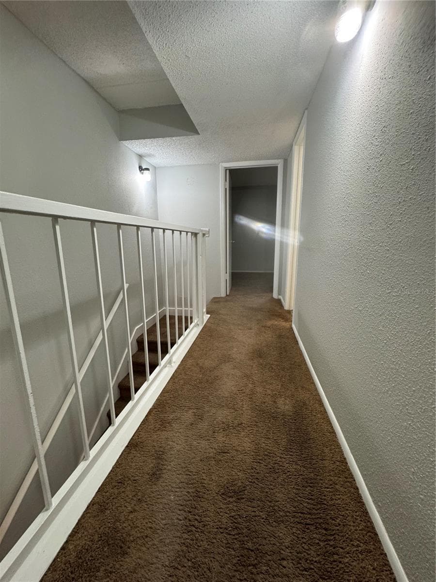 PRIMARY BED DOORWAY THRU HAUL LOOKING PAST FULL BATH, TO GUEST BEDROOM DOOR - 2884 SOMERSET PARK DR #2907, TAMPA