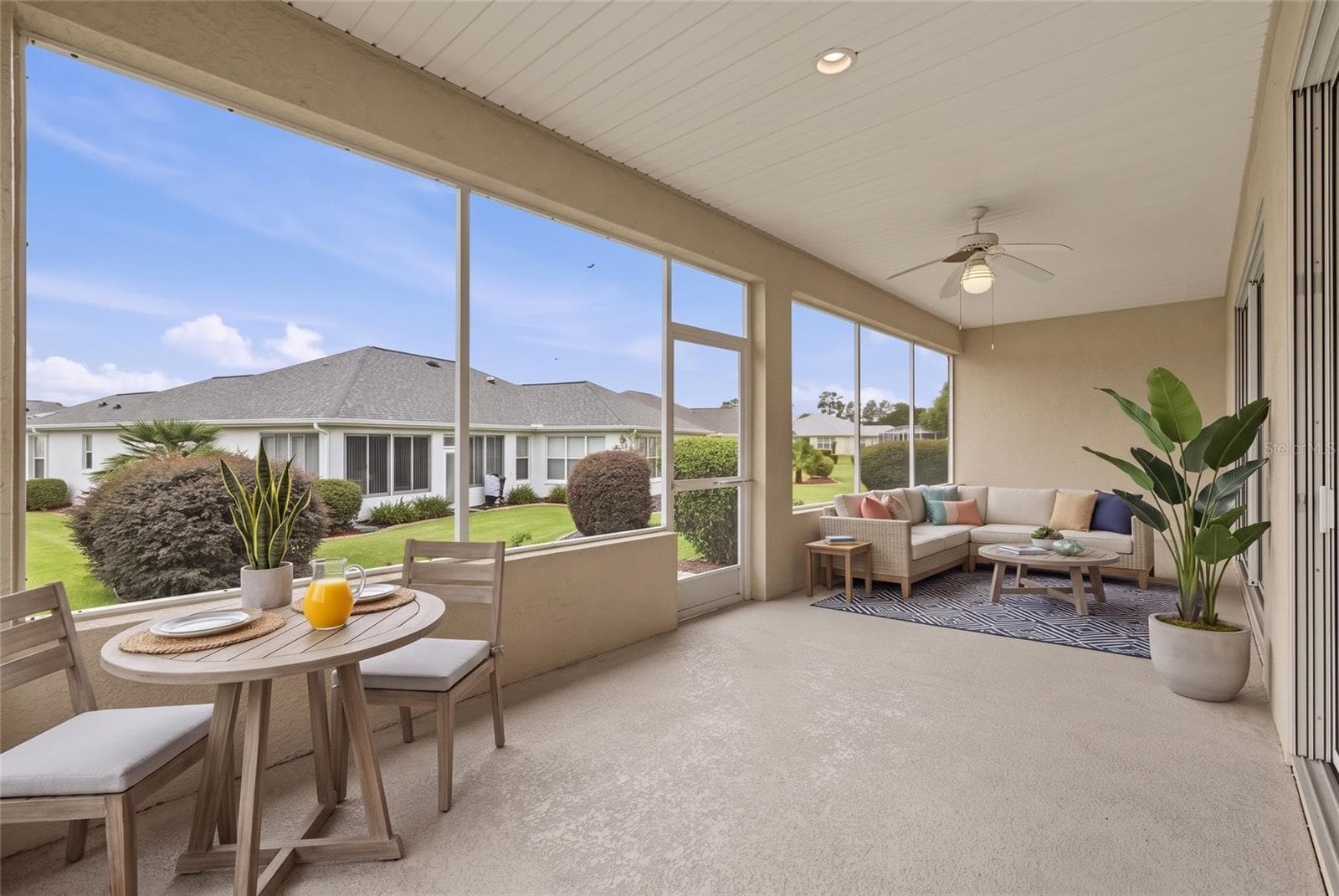 Screened Lanai staged - 11811 SE 91ST CIR, SUMMERFIELD