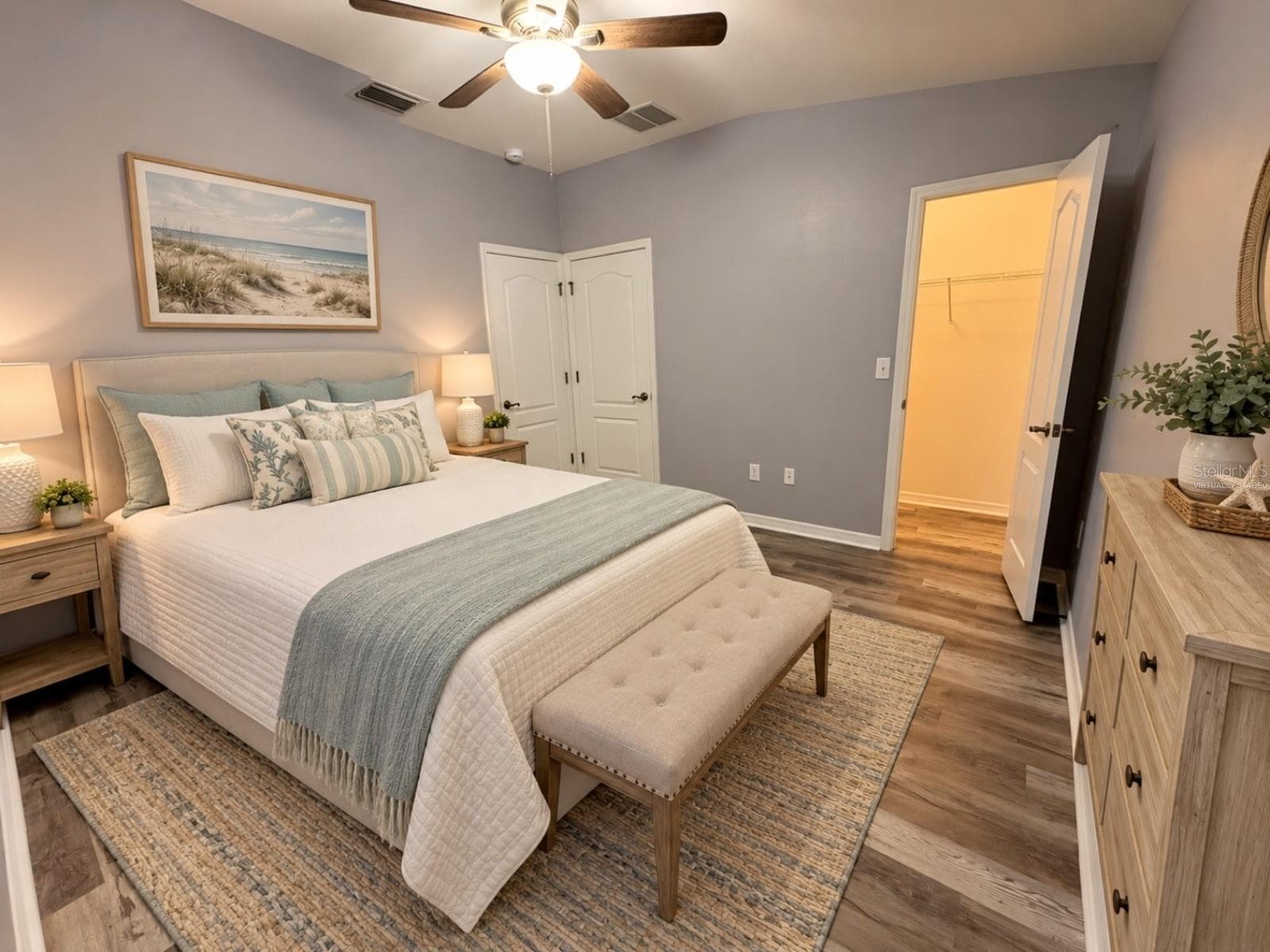 Virtually Staged - 2nd Bedroom - 12307 FOXMOOR PEAK DR, RIVERVIEW