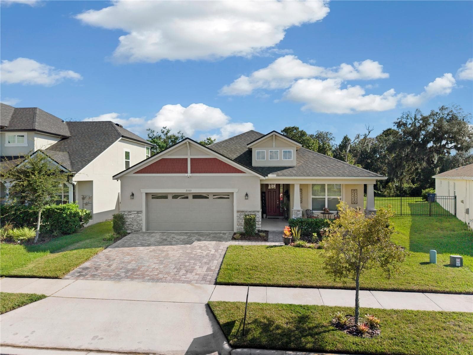 Aerial View Front of Home - 2333 FARNHAM DR, OCOEE