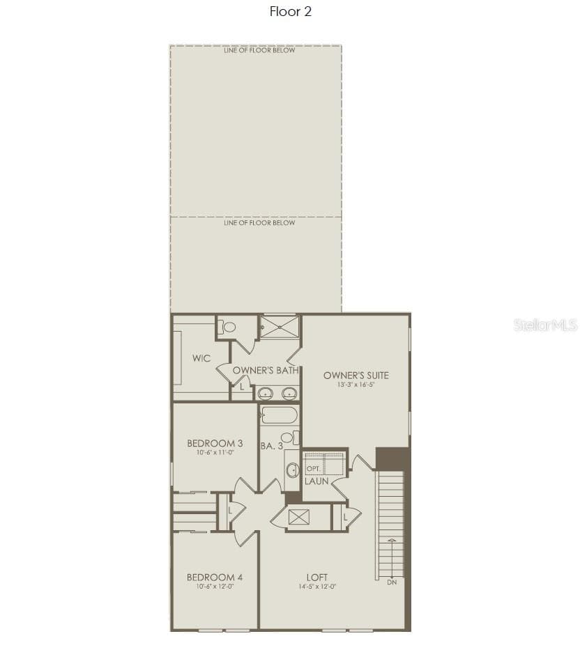 Floor Plan - Floor Two - 2302 GROW BOULEVARD, ORLANDO