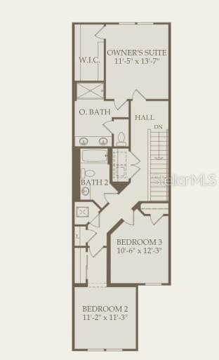 Floor Plan - Floor Two - 5108 MORNING DEW LN, WEST MELBOURNE