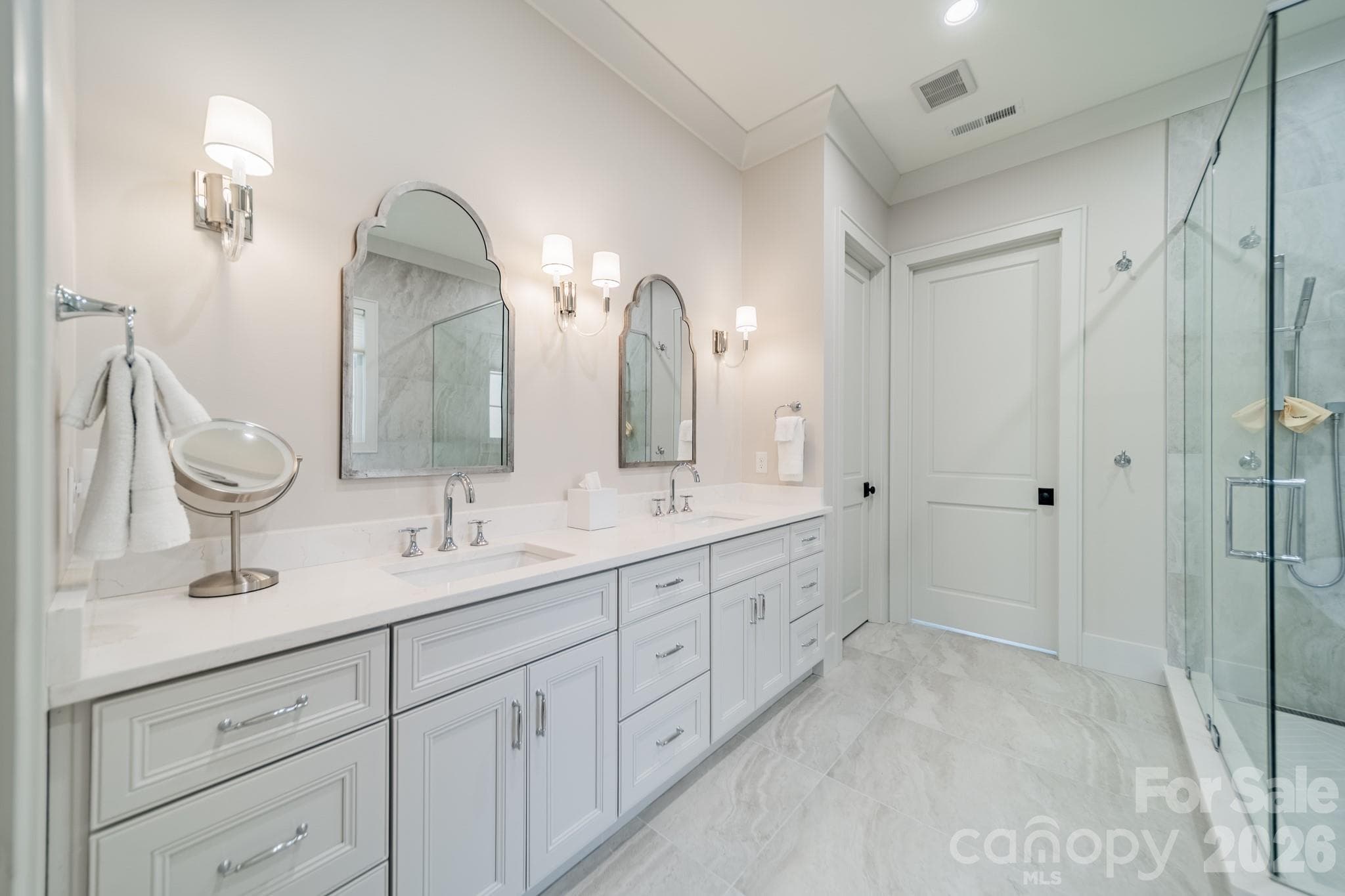 Beautiful Primary Bathroom - 3319 Gresham Place, Charlotte