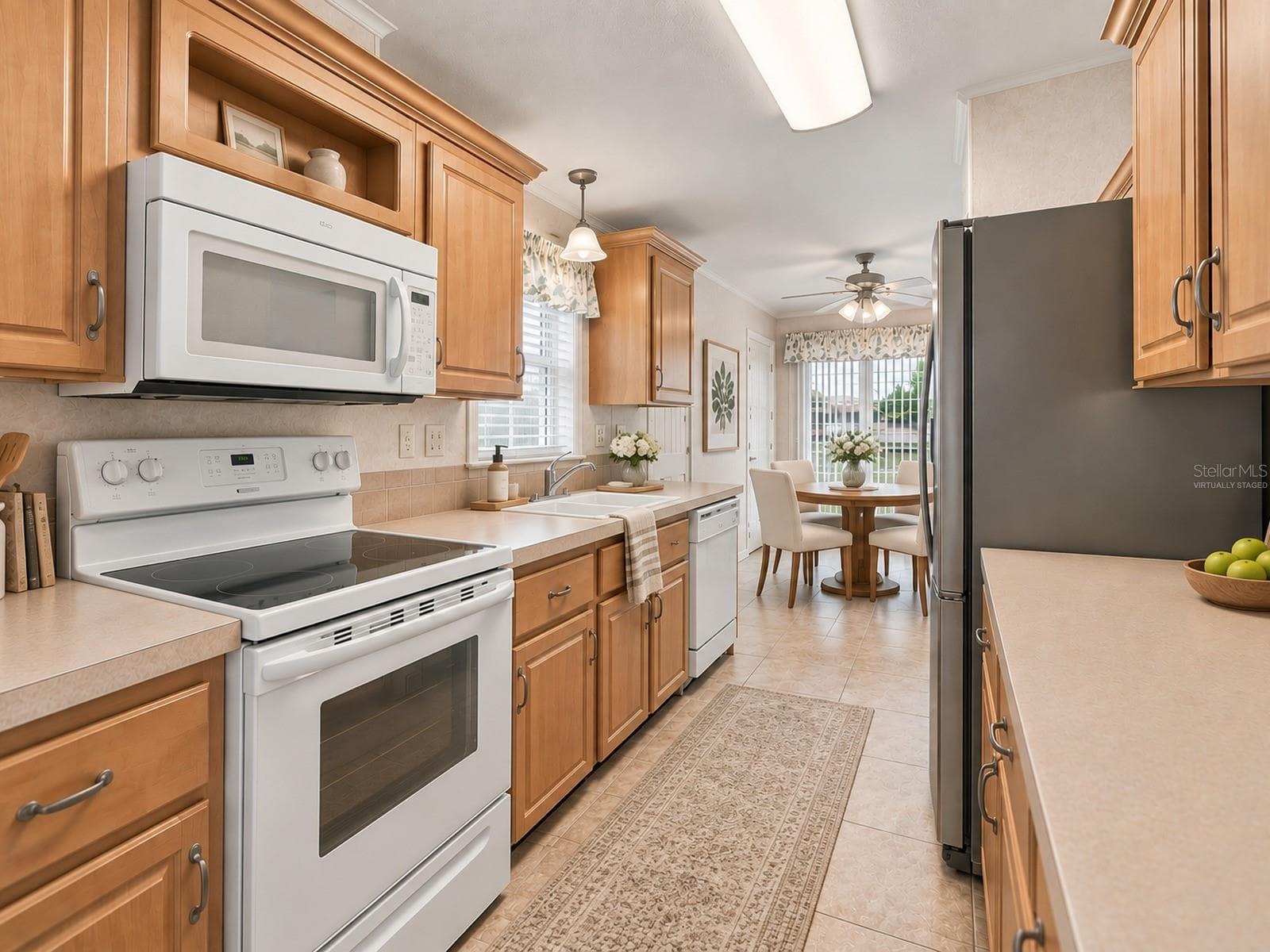 Virtually staged for visualization purposes - Kitchen - 59 BEAVERKILL DR, LAKE WALES