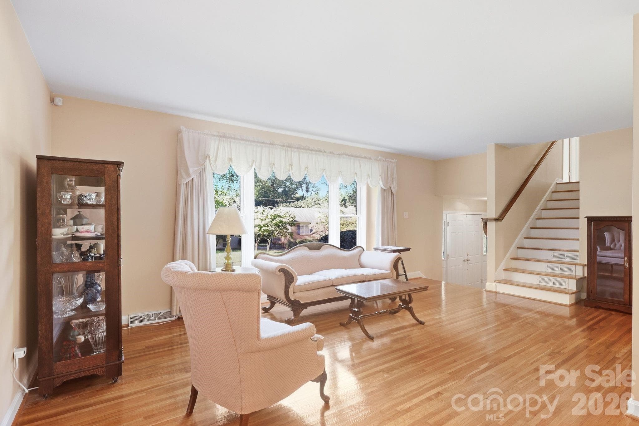 Living Room with Bench Window Seat - 4235 Blalock Avenue, Charlotte