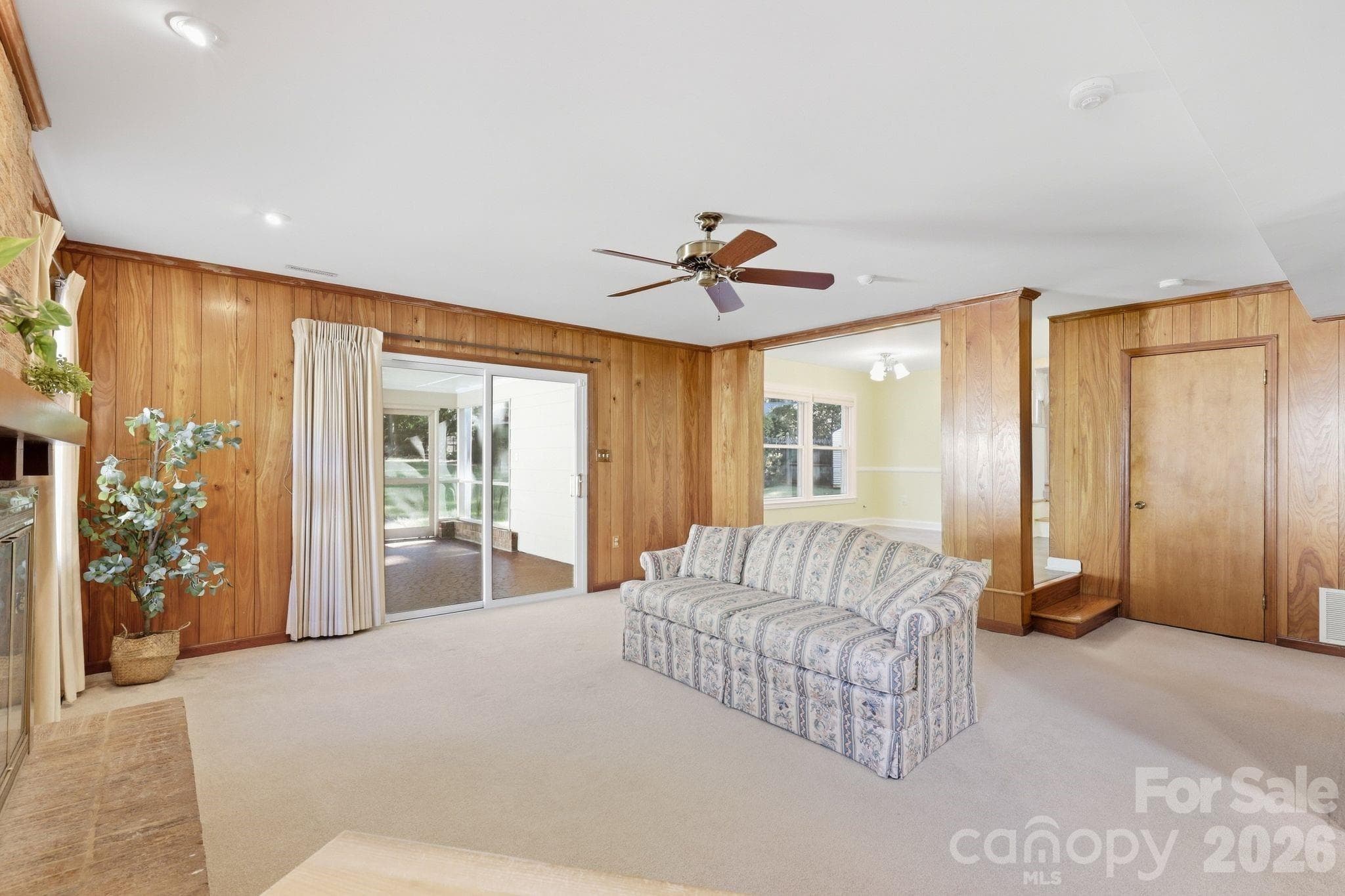Family Room leading to Screen Porch - 4235 Blalock Avenue, Charlotte