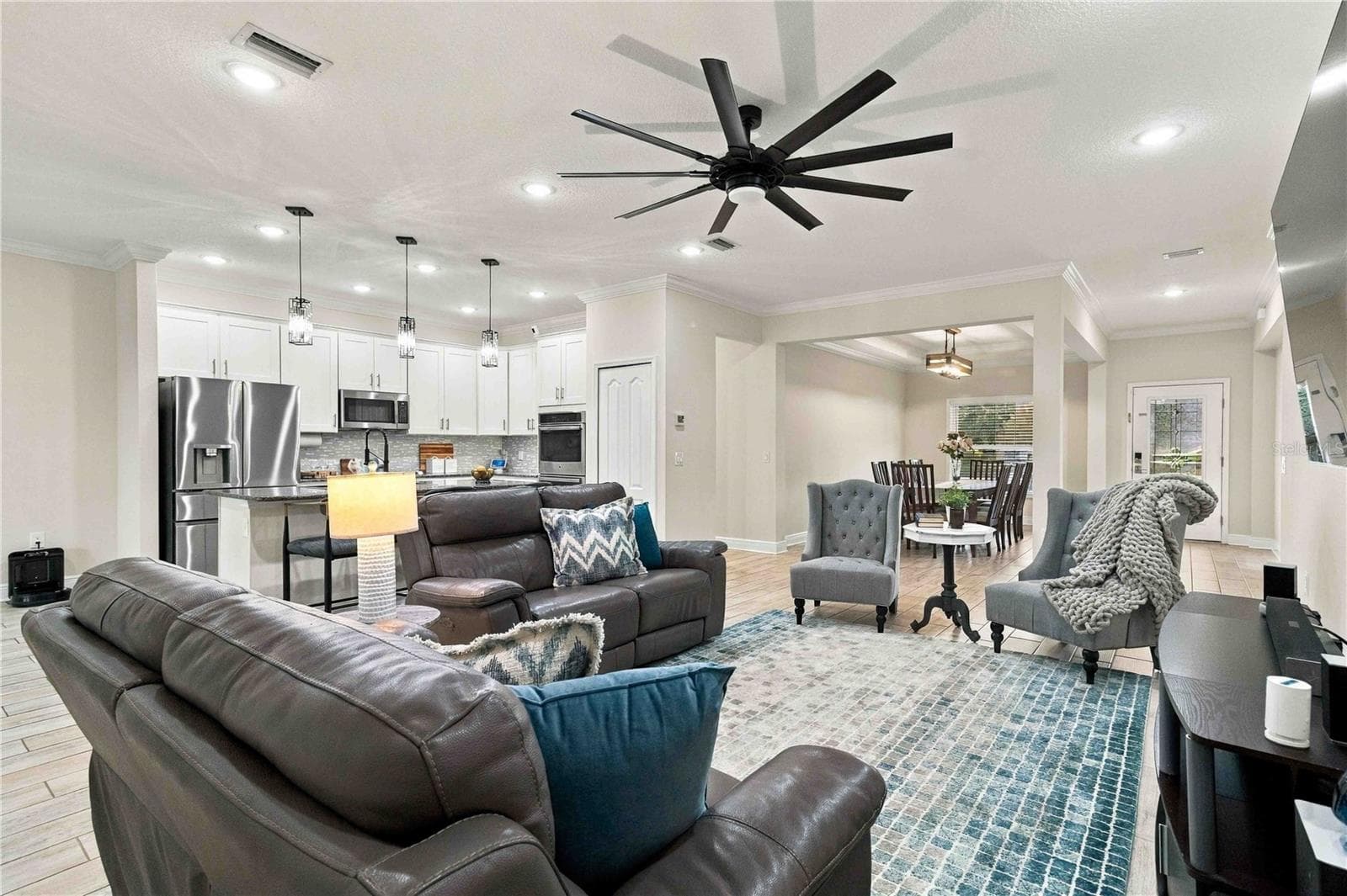 Light-filled living area - 15502 31ST ST E, PARRISH