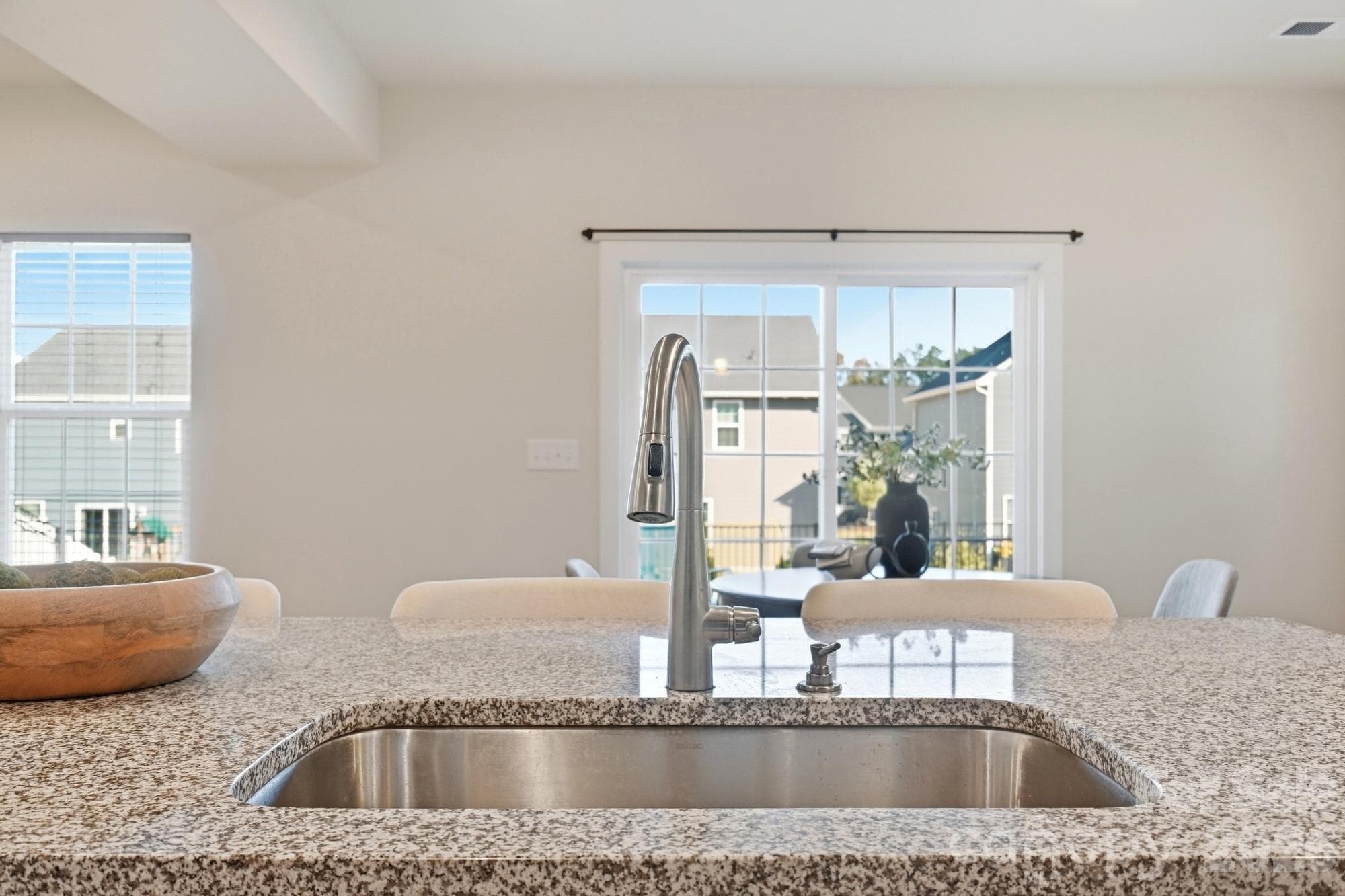View to back patio from kitchen - 1857 Giana Lane, Monroe