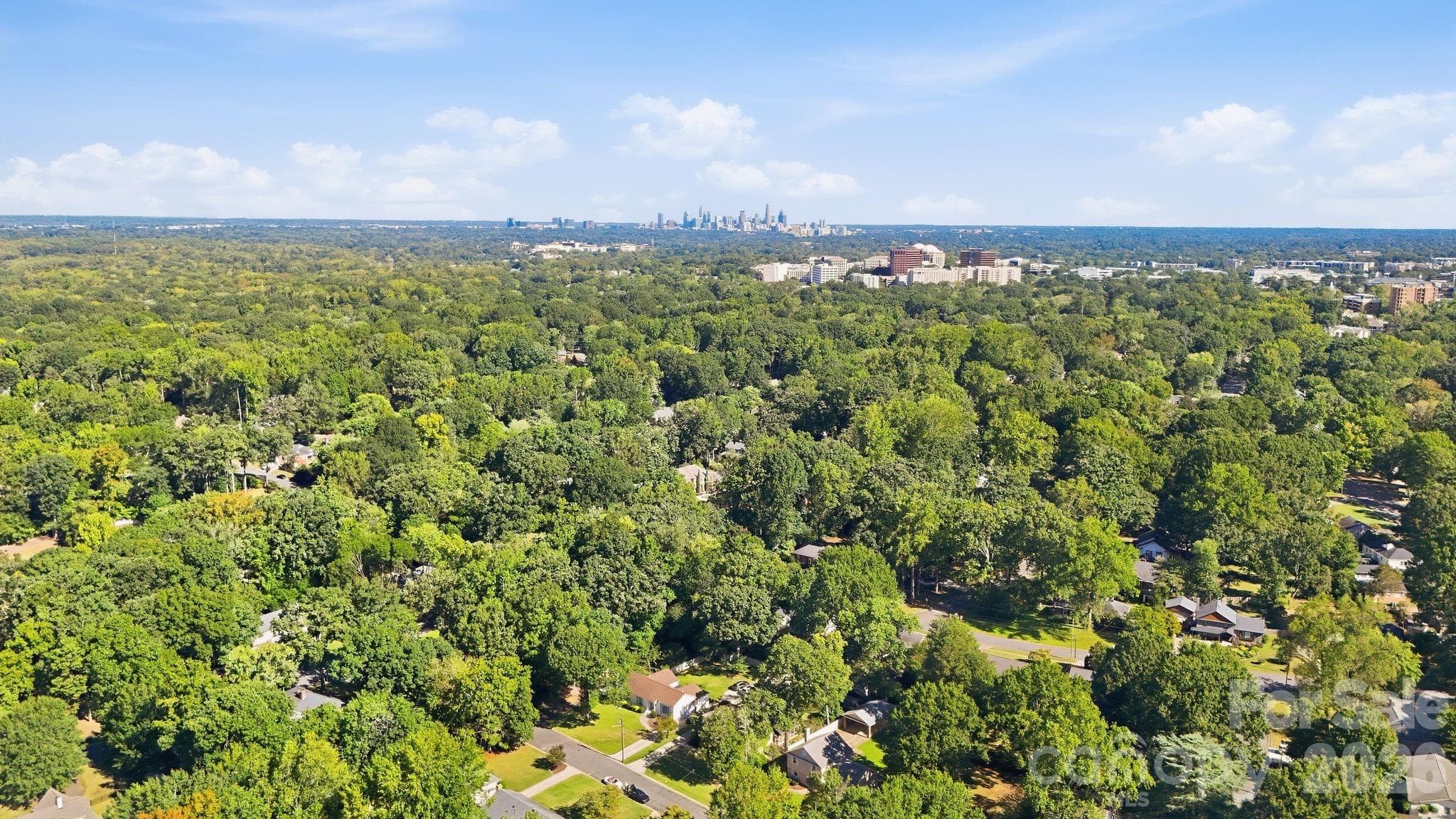 Charlotte City Center from above the home - 4235 Blalock Avenue, Charlotte