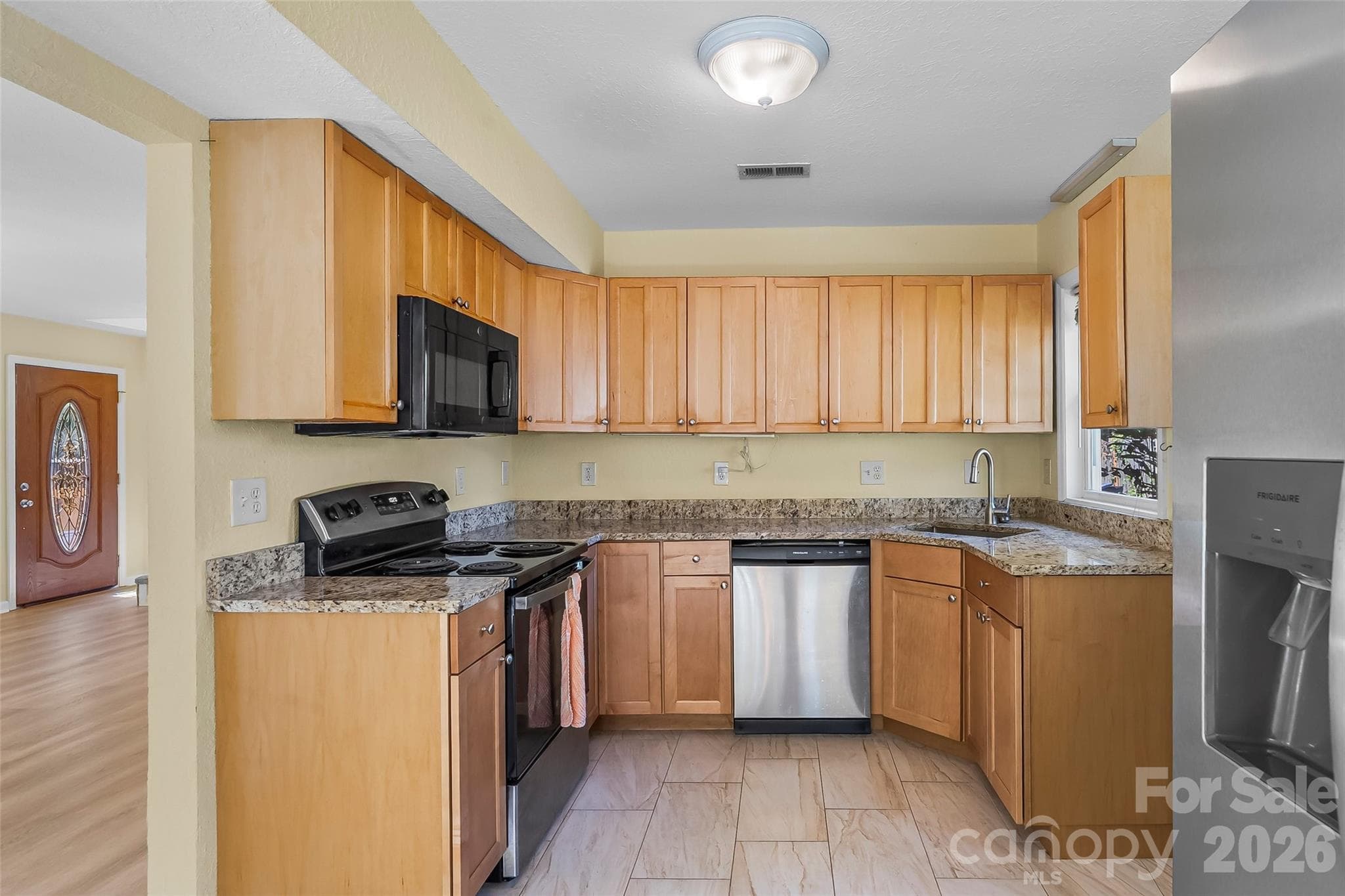 Kitchen with new appliances - 221 Old US 70 Highway E, Black Mountain