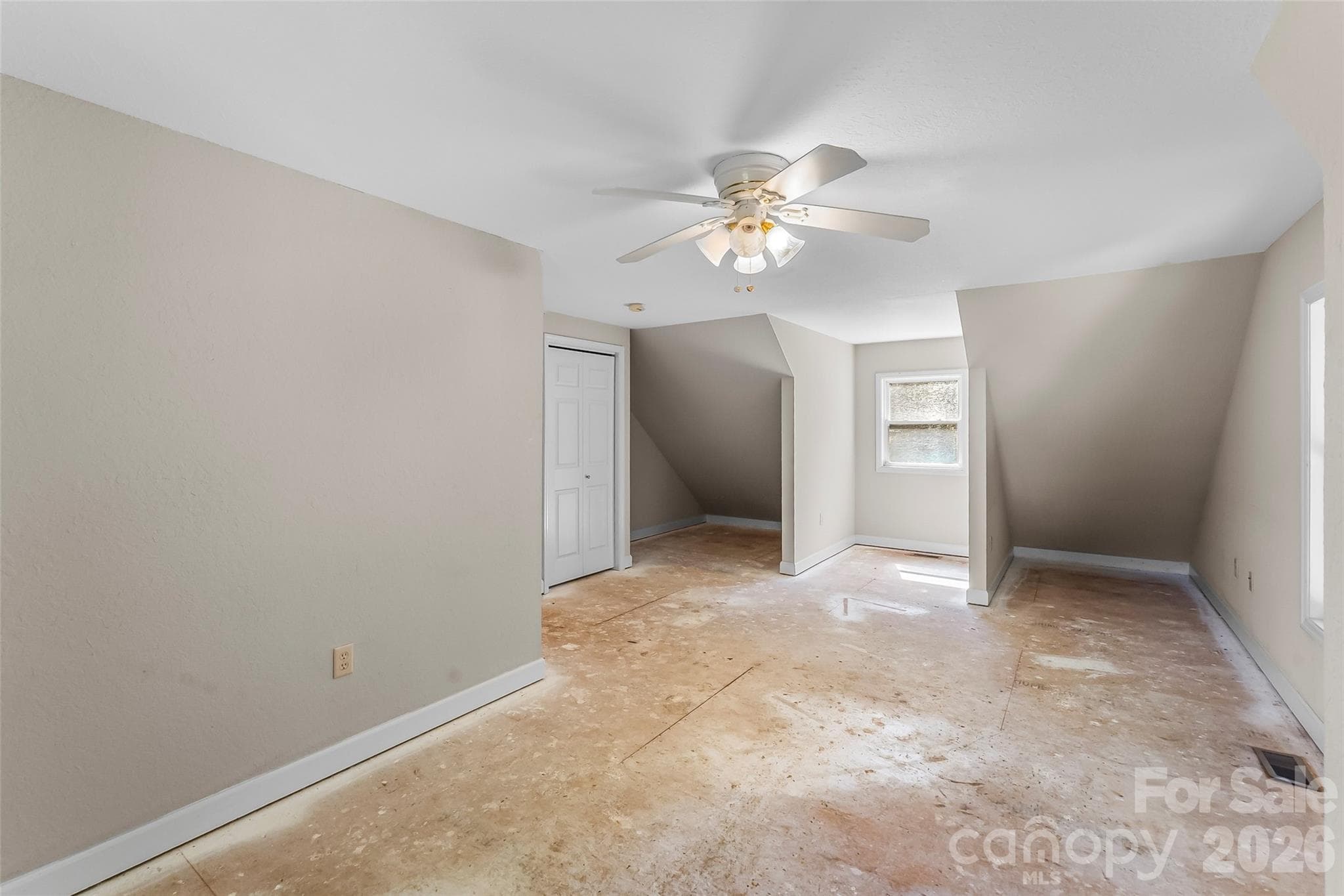 Upstairs bedroom (buyer to choose/install flooring) - 221 Old US 70 Highway E, Black Mountain