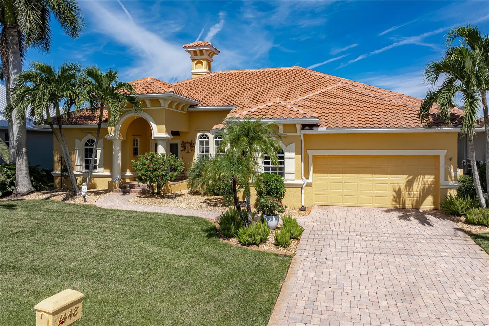 Brick paver driveway - 1448 KIWI CT, PUNTA GORDA