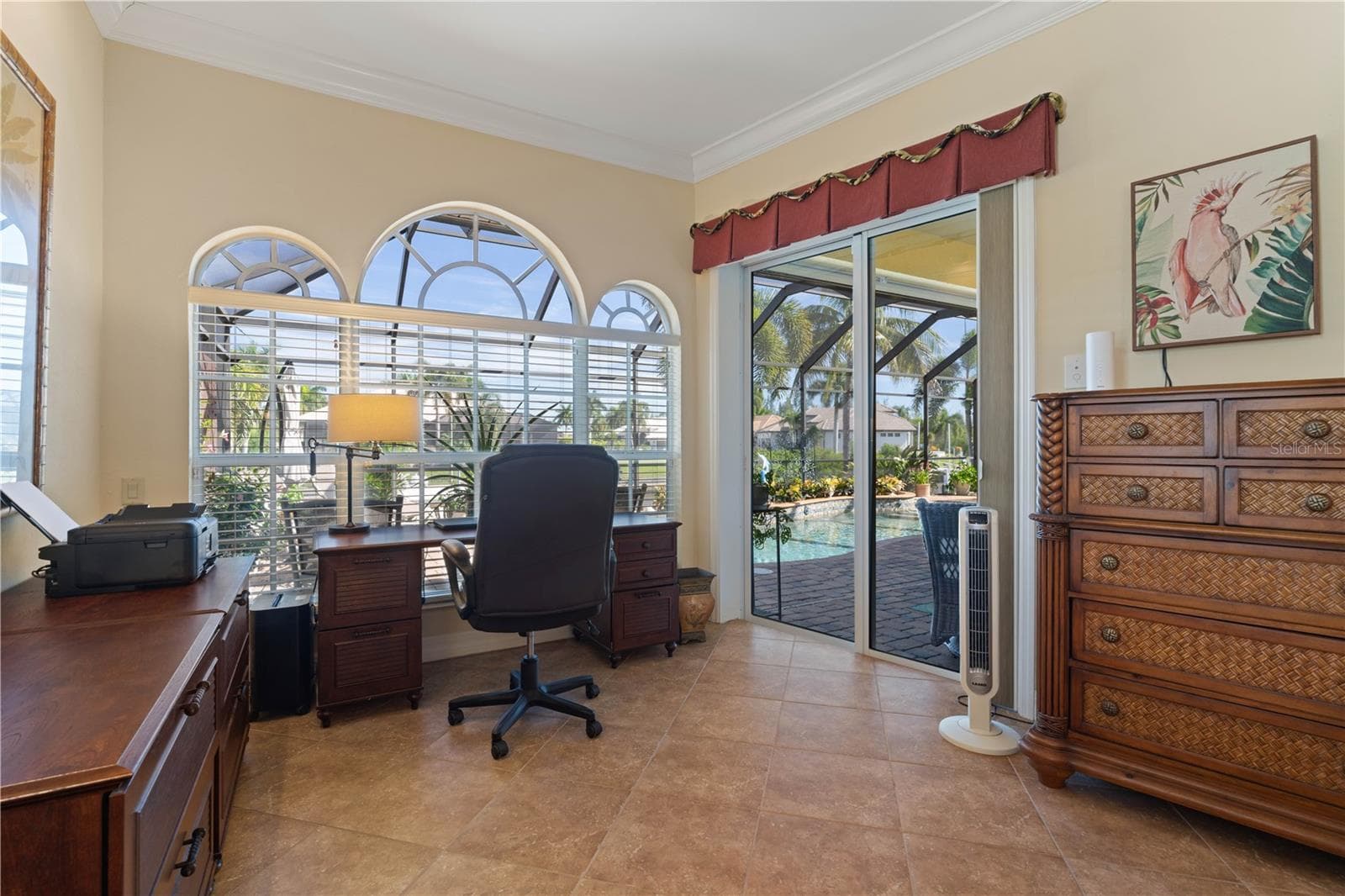 Master bedroom seating area & home office - 1448 KIWI CT, PUNTA GORDA