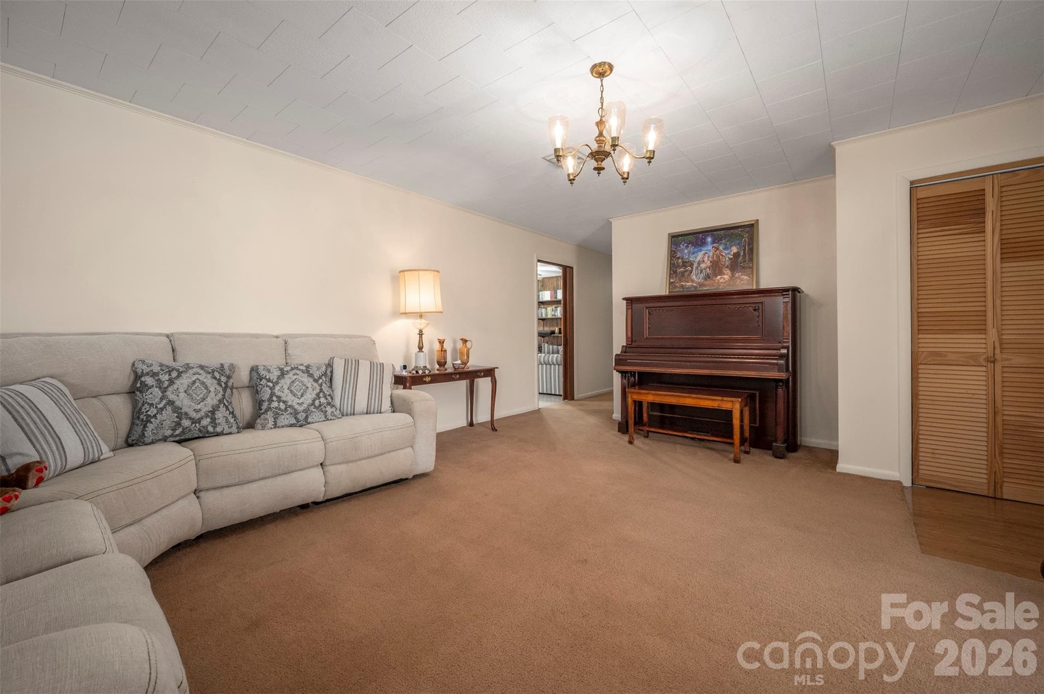 Living room/dining room - 582 County Line Road, Rutherfordton