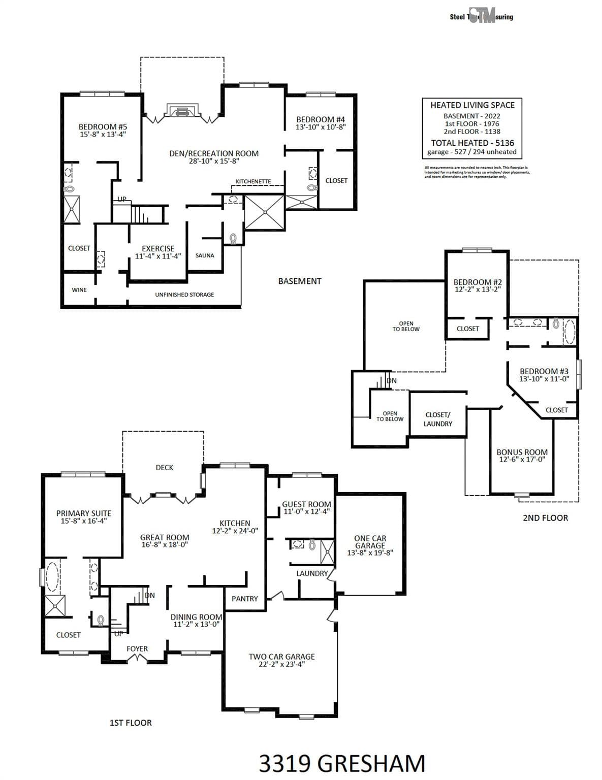Floorplan - 3319 Gresham Place, Charlotte