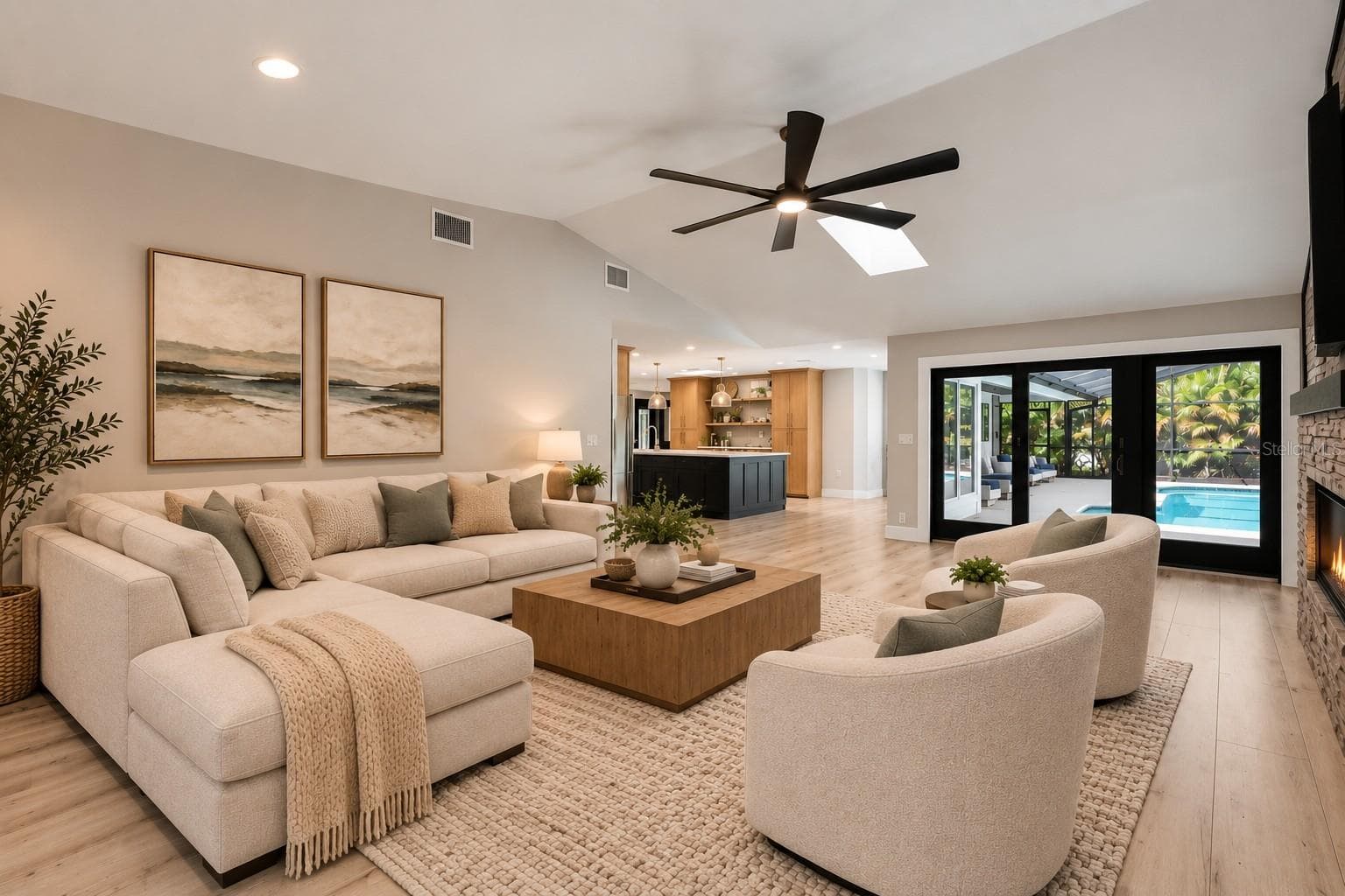 Family room - 1411 70TH ST NW, BRADENTON