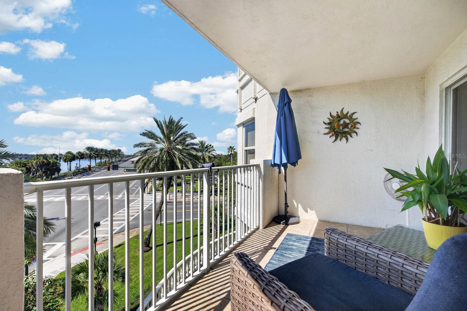 LIVING ROOM BALCONY - 1 JOHN ANDERSON DR #301, ORMOND BEACH