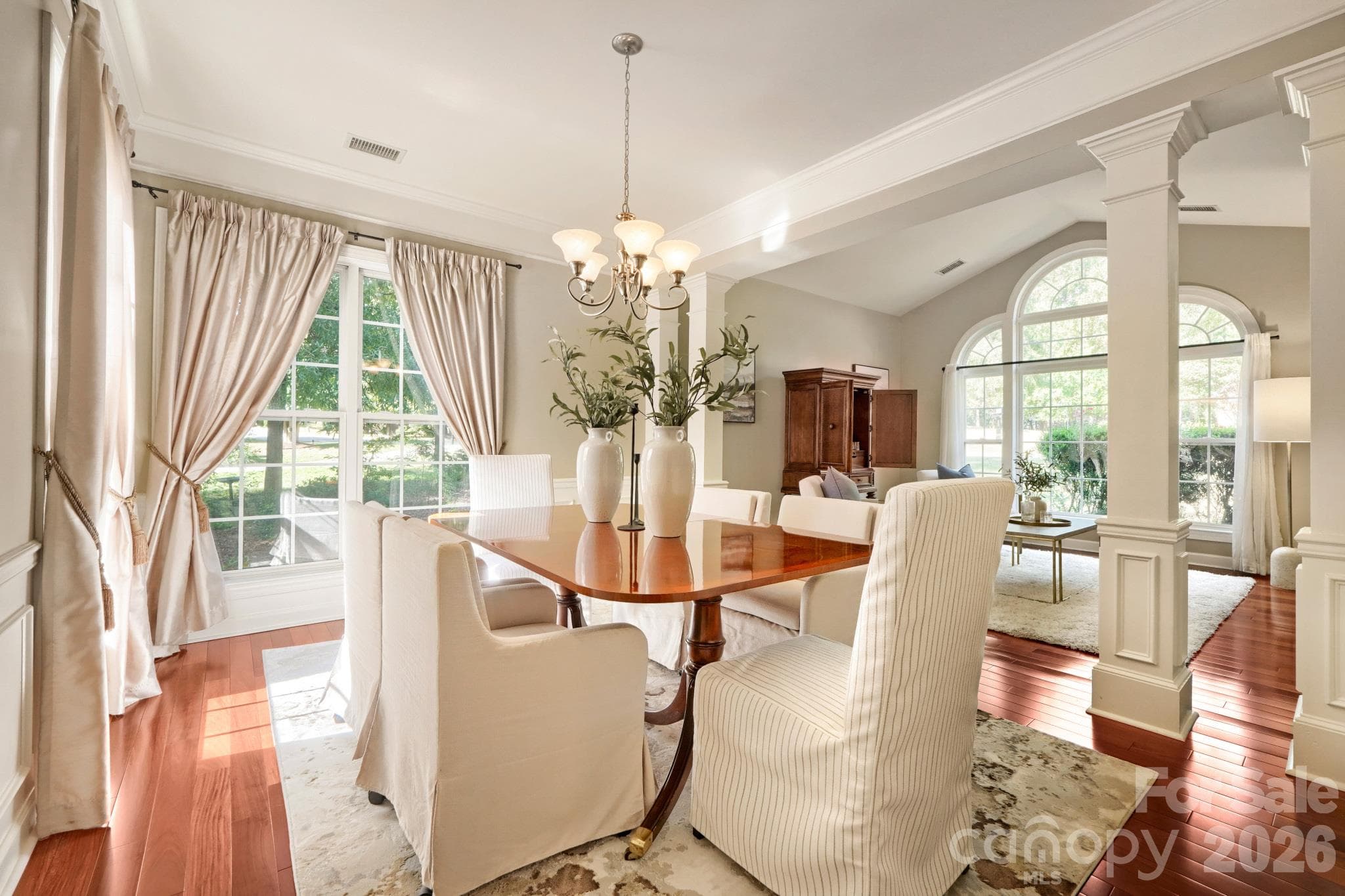 Formal dining room - 10808 Pomerane Place, Charlotte