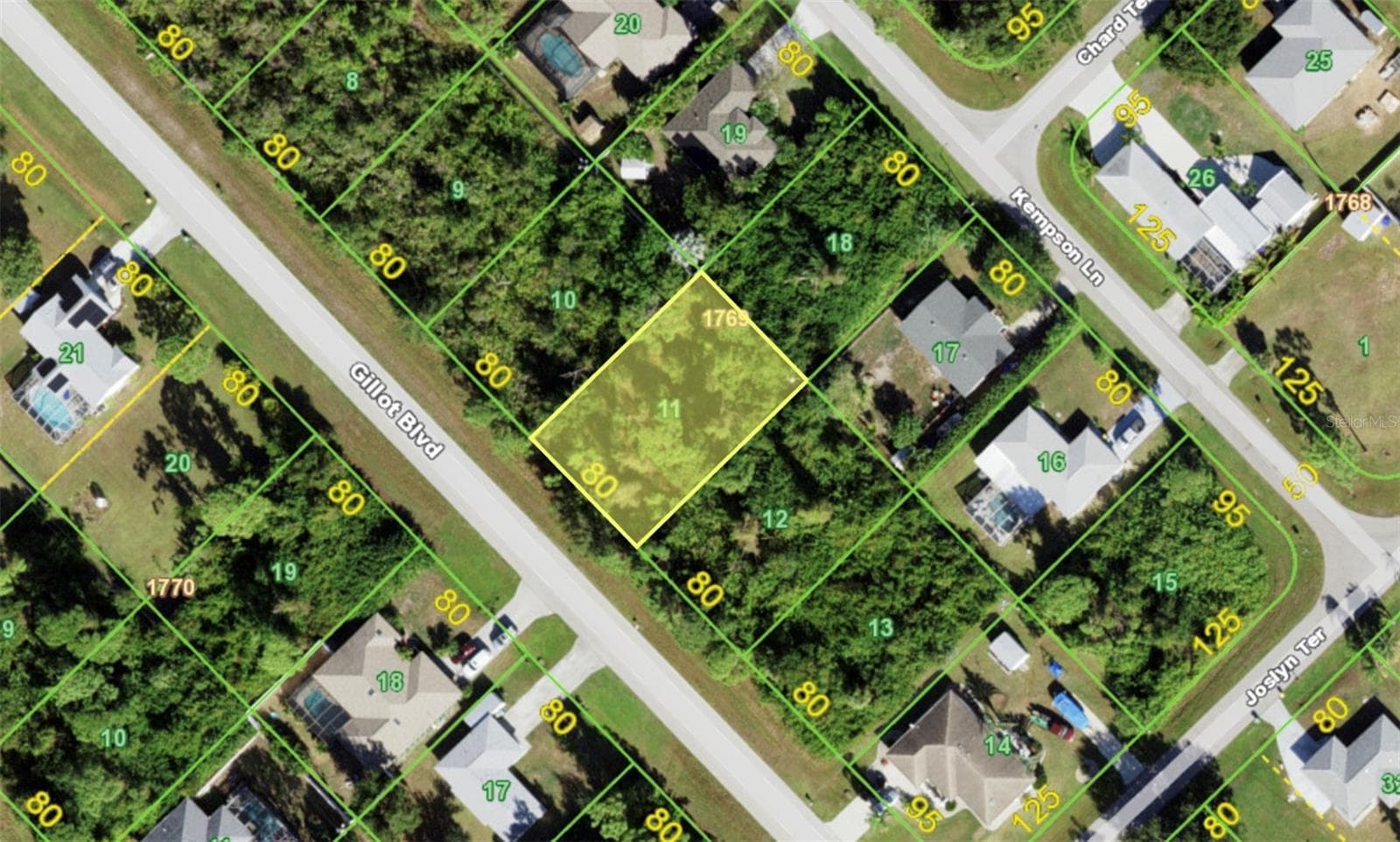 Land at 5560 GILLOT BLVD, PORT CHARLOTTE, photo 2 of 3