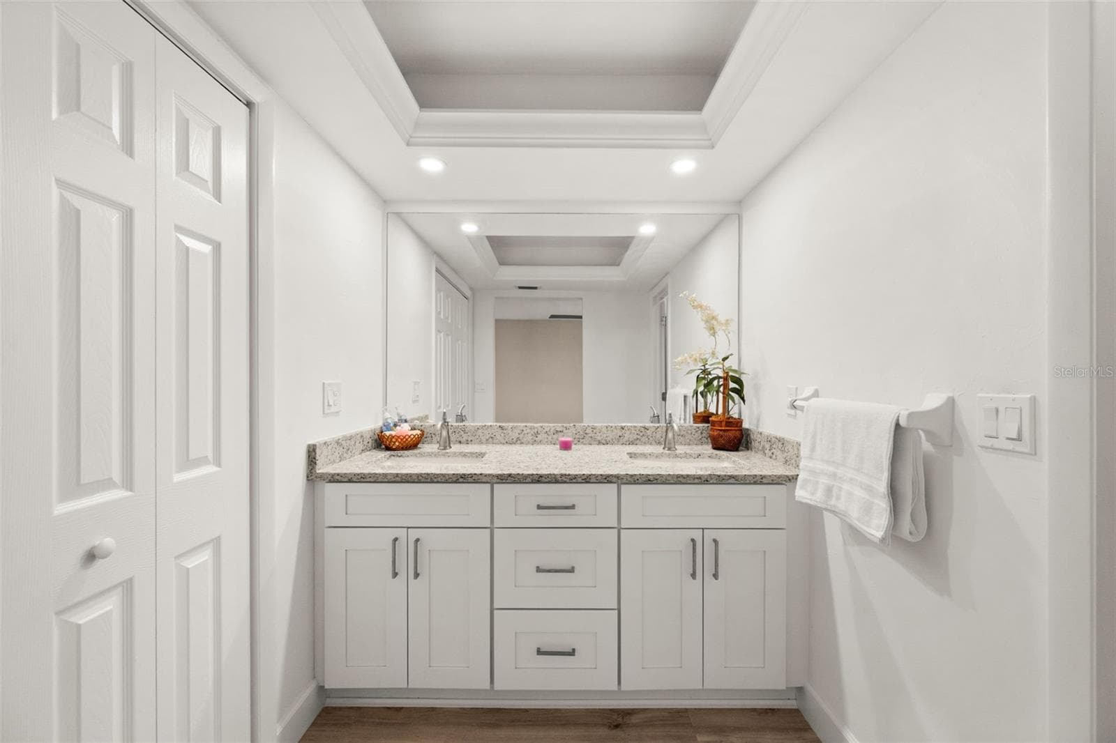 Primary bath with dual sinks - 1345 SE 40TH TER #2E, CAPE CORAL