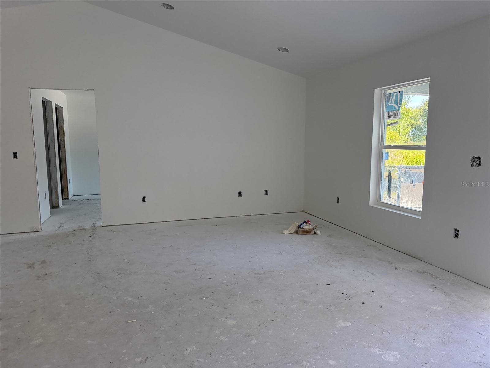 Current build out living room - 36 VINE CIR, PUNTA GORDA