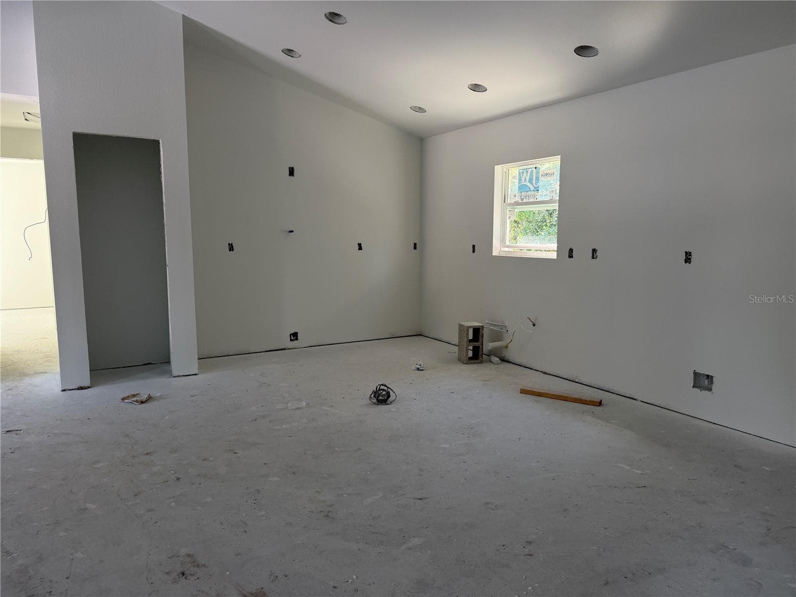 Current build out kitchen - 36 VINE CIR, PUNTA GORDA