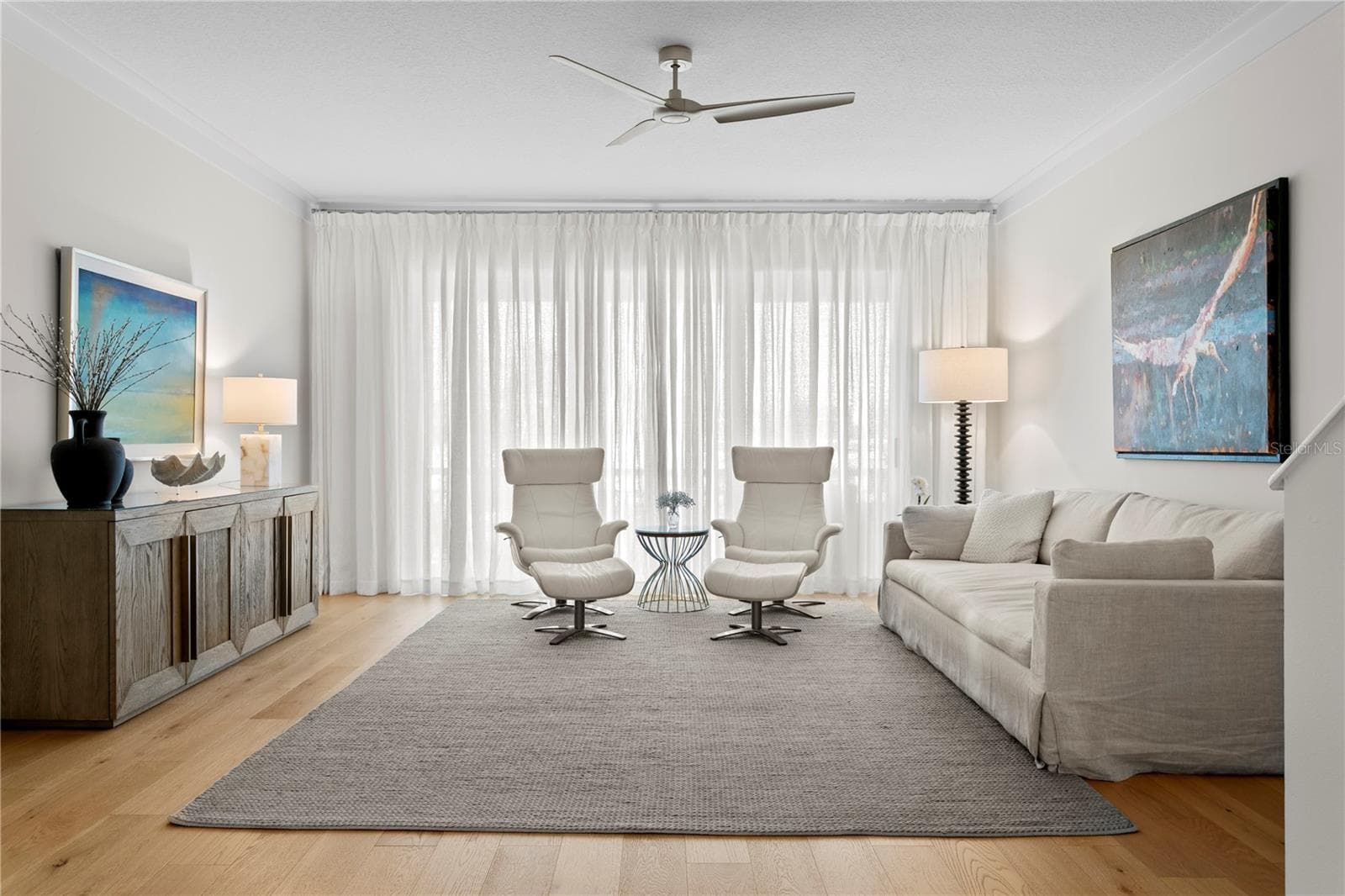 2nd level living room - 1067 PINELLAS BAYWAY S, ST PETERSBURG