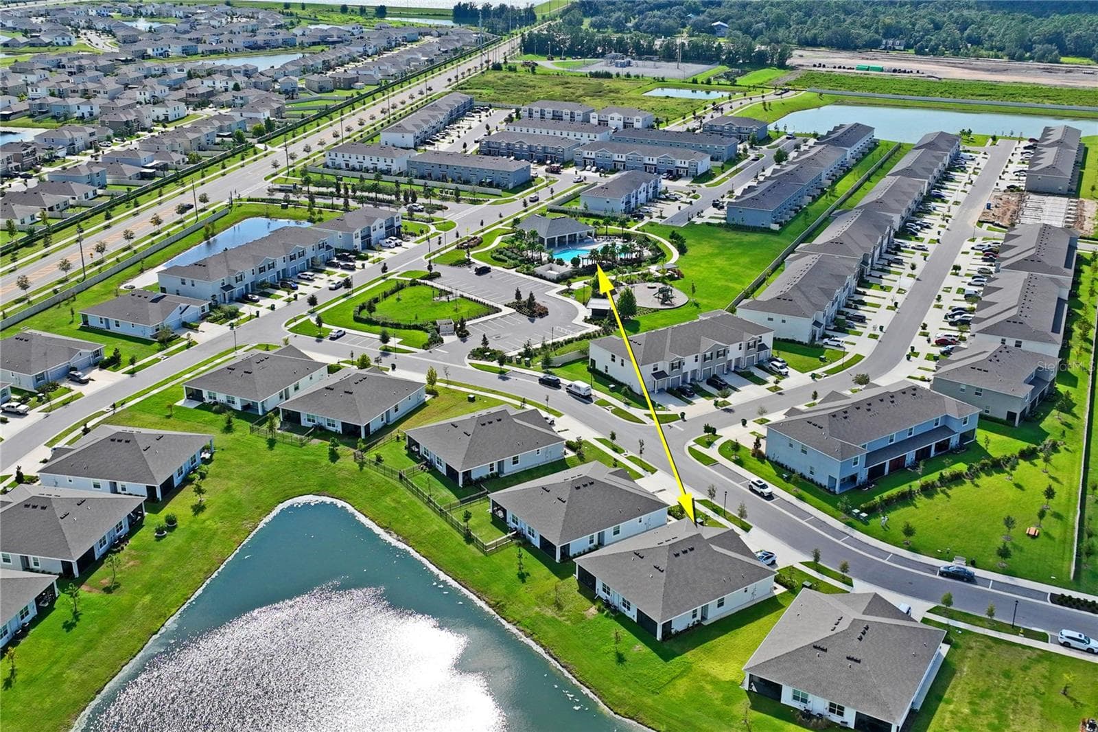Location of home from community amenities - 8580 BOLD CYPRESS LN, WESLEY CHAPEL
