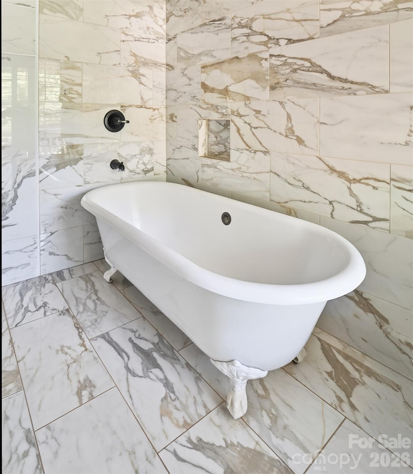 With a clawfoot tub & shower - 9702 Quail Cove Court, Indian Trail