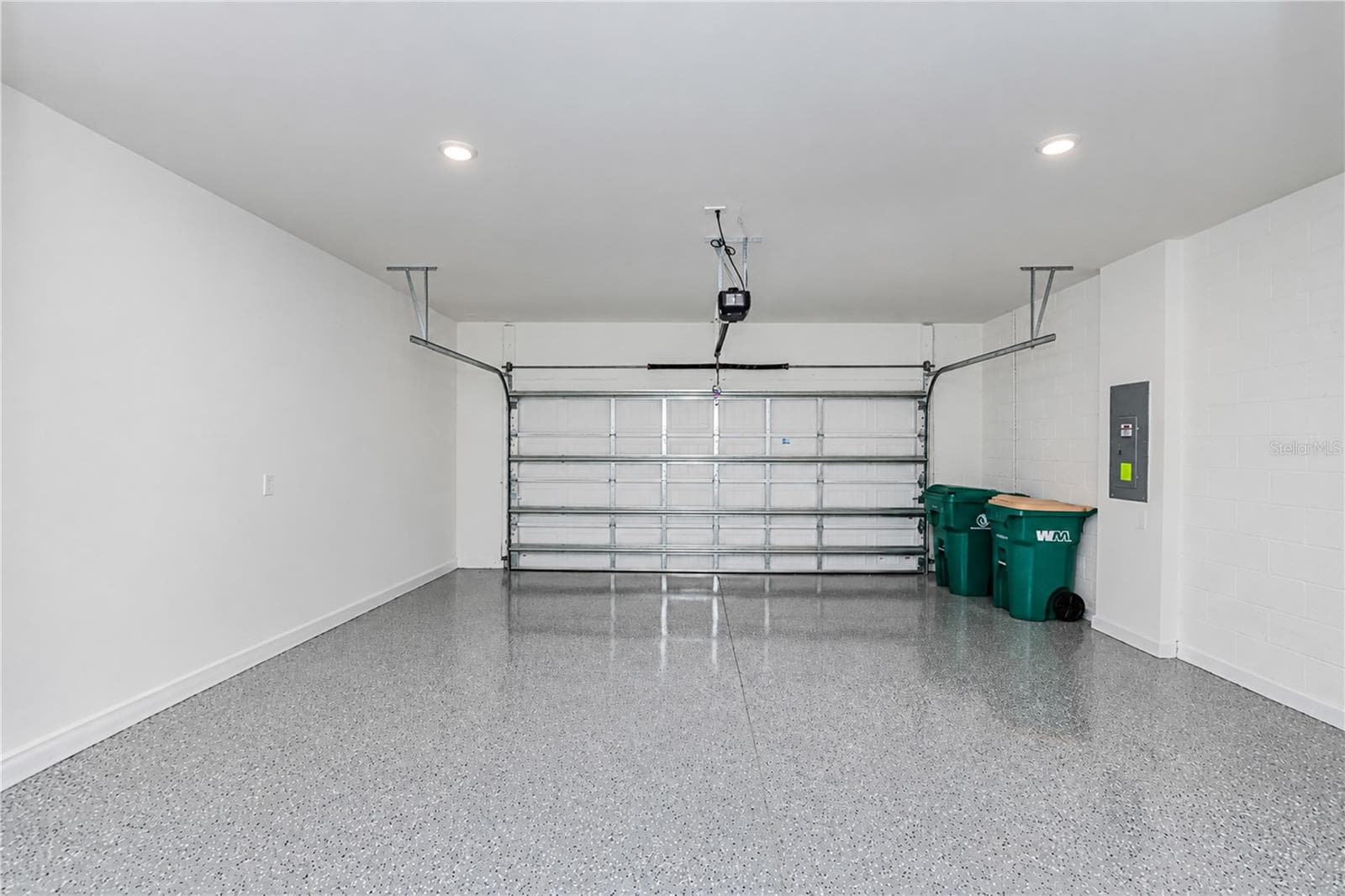 2 Car Garage with Epoxy Flooring - 26609 WILGROVE PL, PUNTA GORDA