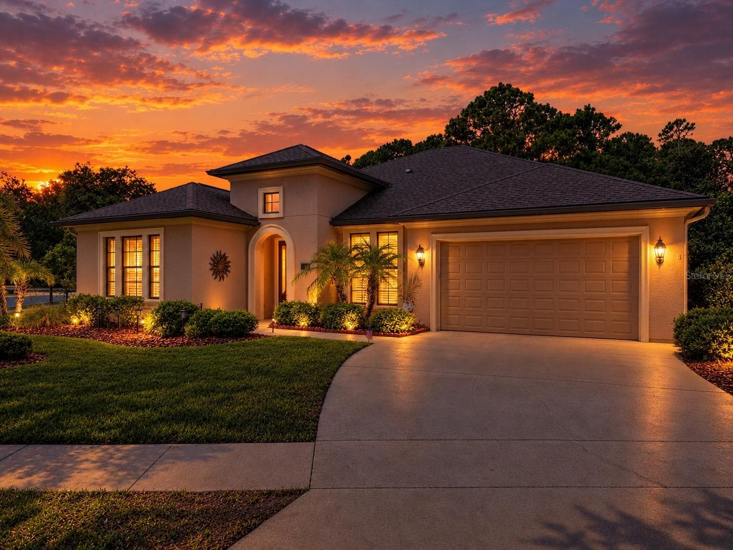 Night Shot (AI EDITED) - 1 N PARK LN, PALM COAST