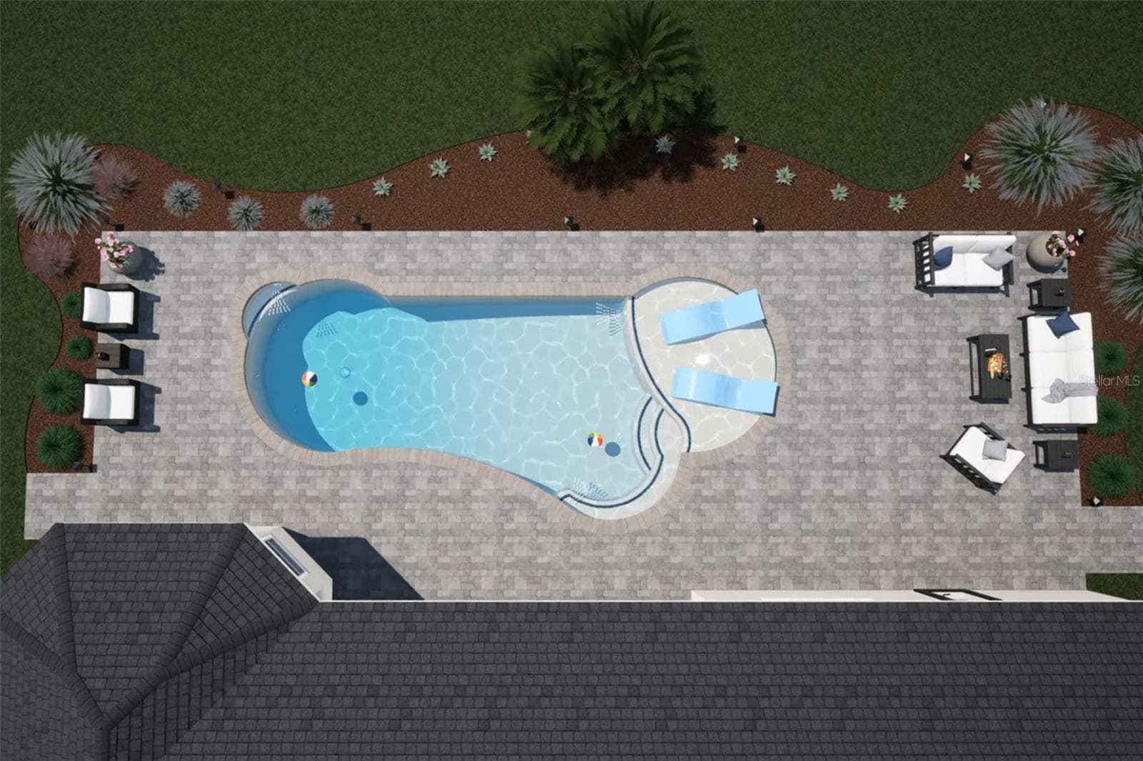 Pool Rendering - 15179 SEQUOIA CT, PUNTA GORDA