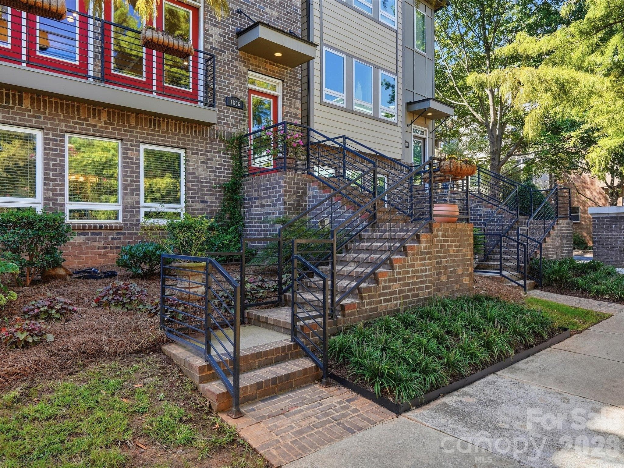 Front of home, street side - 1806 Sunnyside Avenue, Charlotte