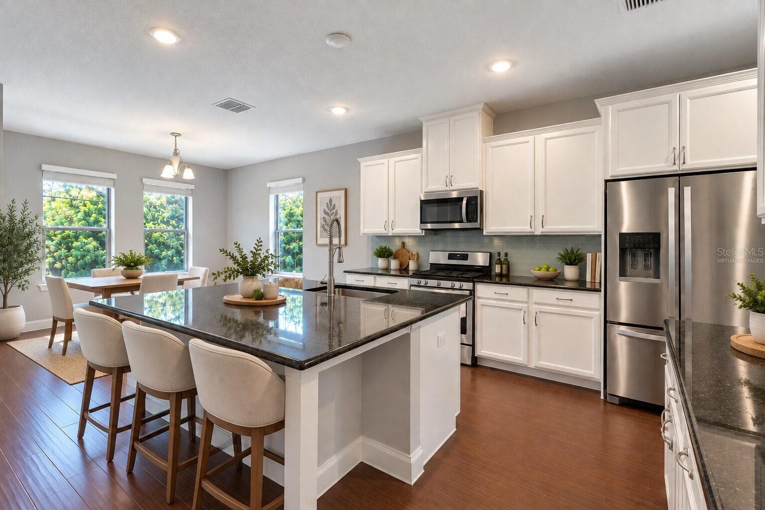 Virtually Staged Kitchen - 8524 VIVARO ISLE WAY, WINDERMERE