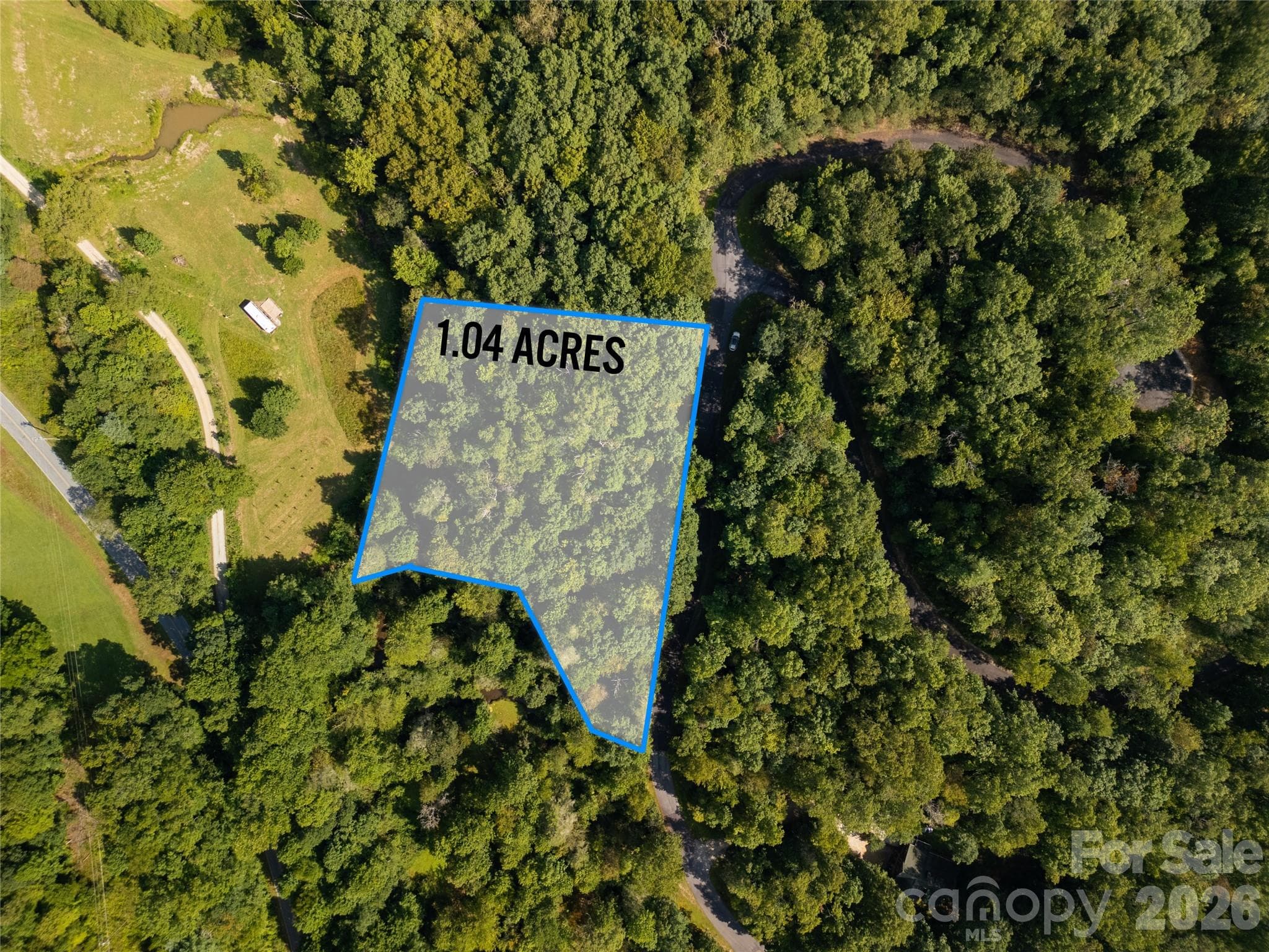Aerial w/Approx. Boundary! - Lot 7 Sweetwater Ridge Road, Balsam Grove