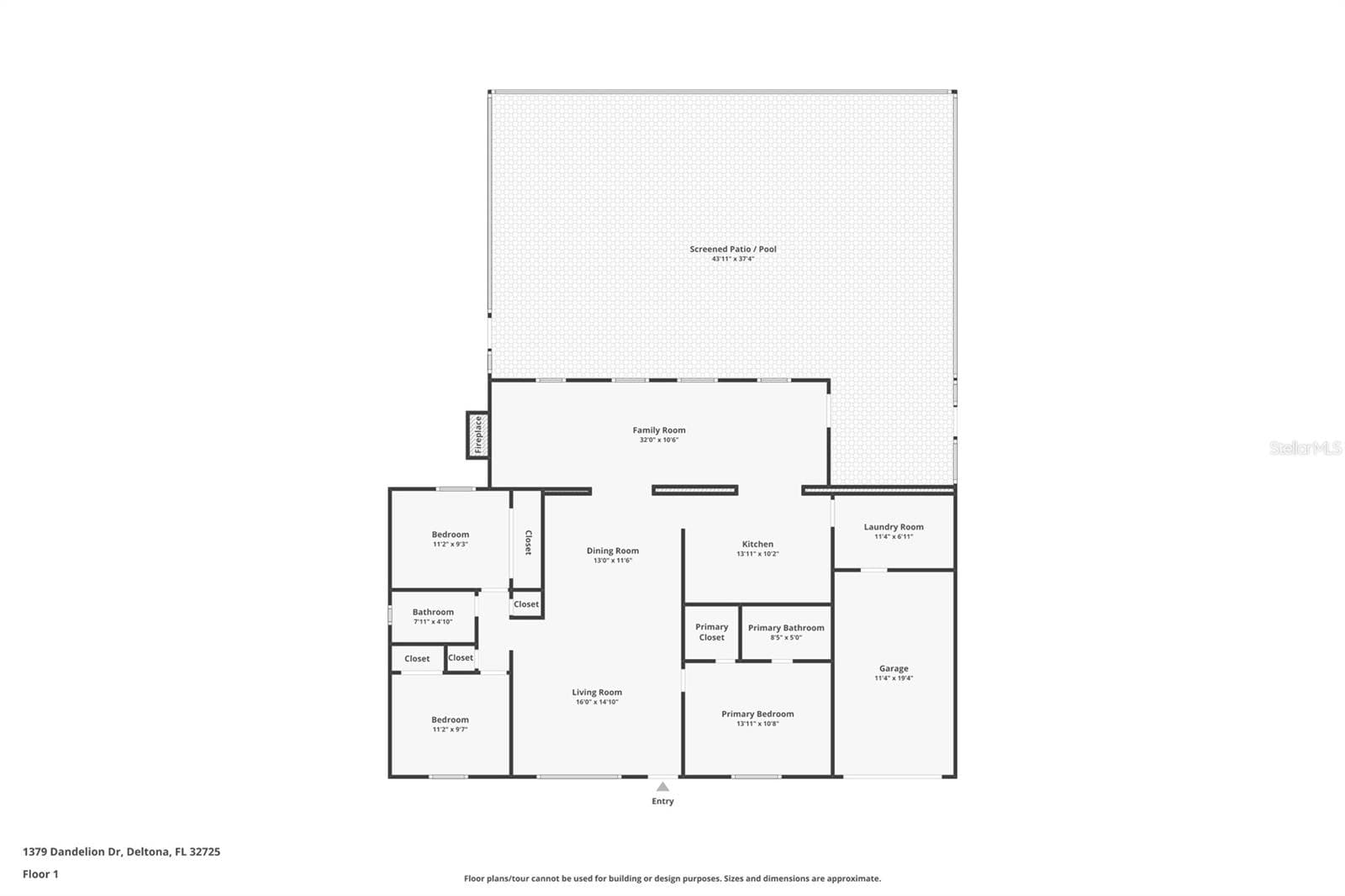 Single Family Residence at 1379 DANDELION DR, DELTONA, photo 34 of 36
